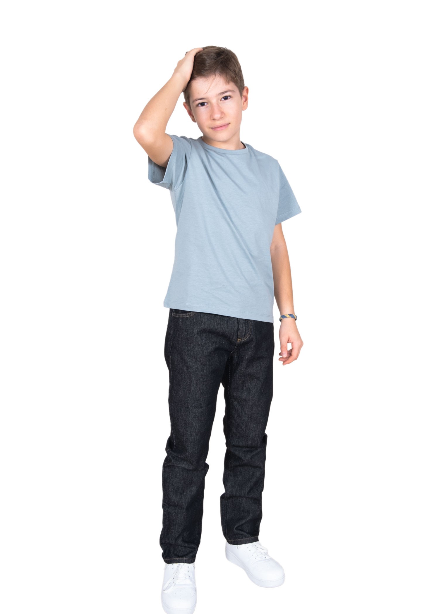 100% Cotton Denim Black Boy Trousers