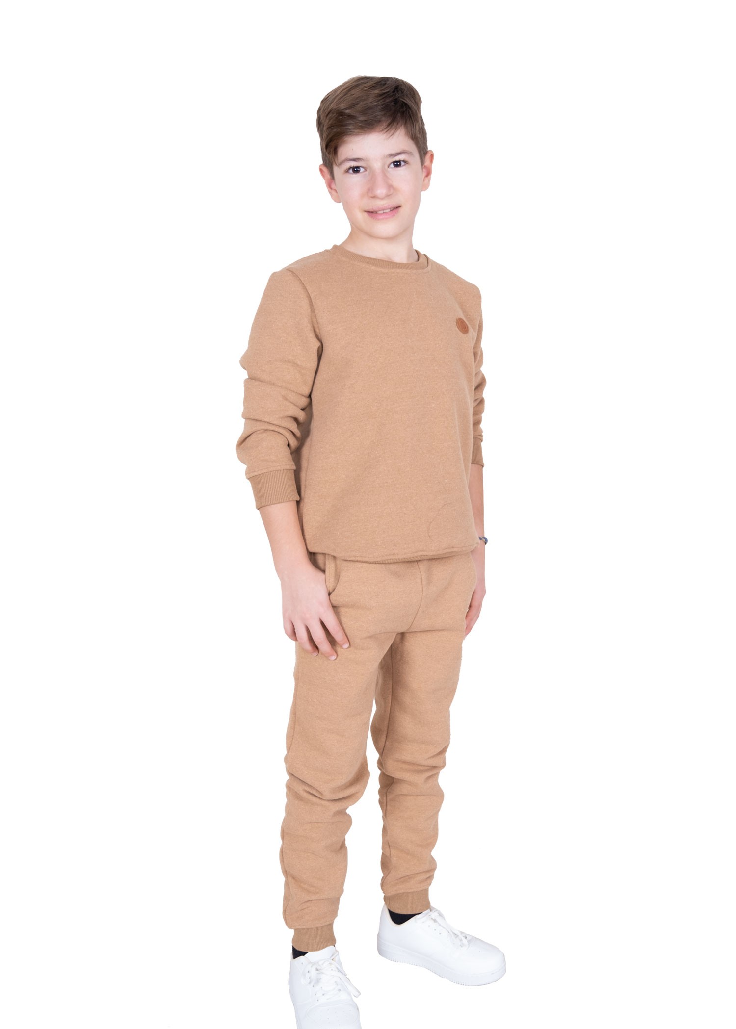 Reborn Rose Gold Light Brown Winter Boys' Sweatpants