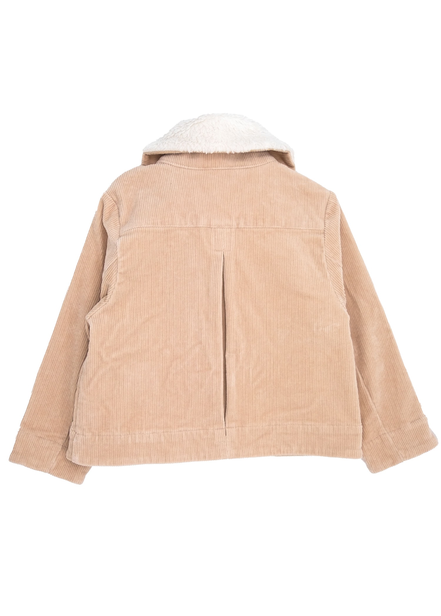 Corduroy Blue Sports Cut Winter Boys' Jacket