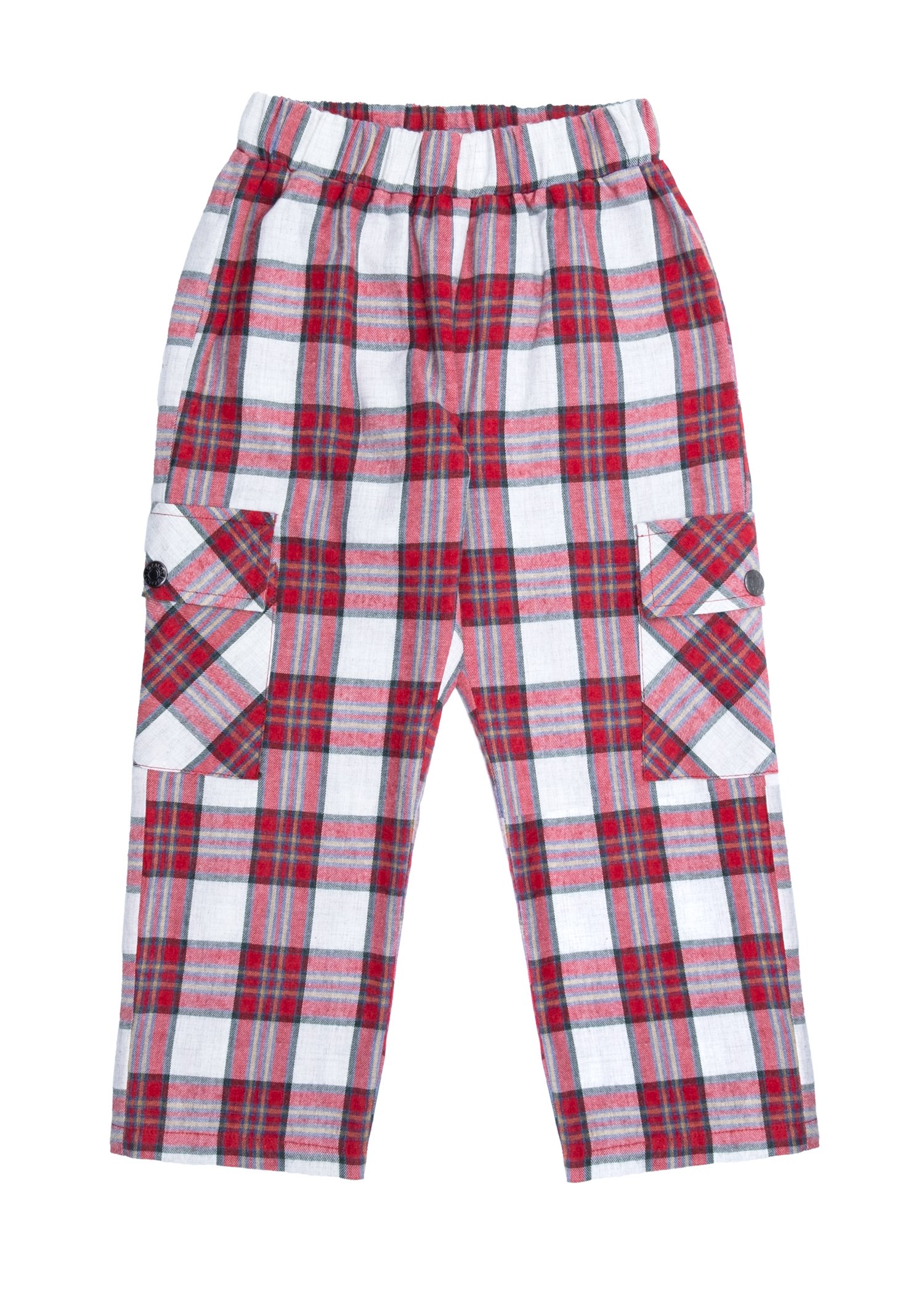 Plaid Red Winter Little Boy Bottom