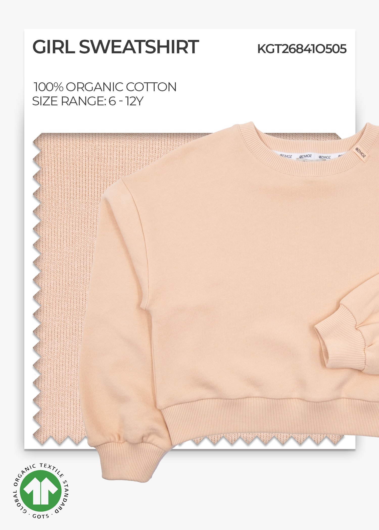 Organic Desert Dust Girl Sweat