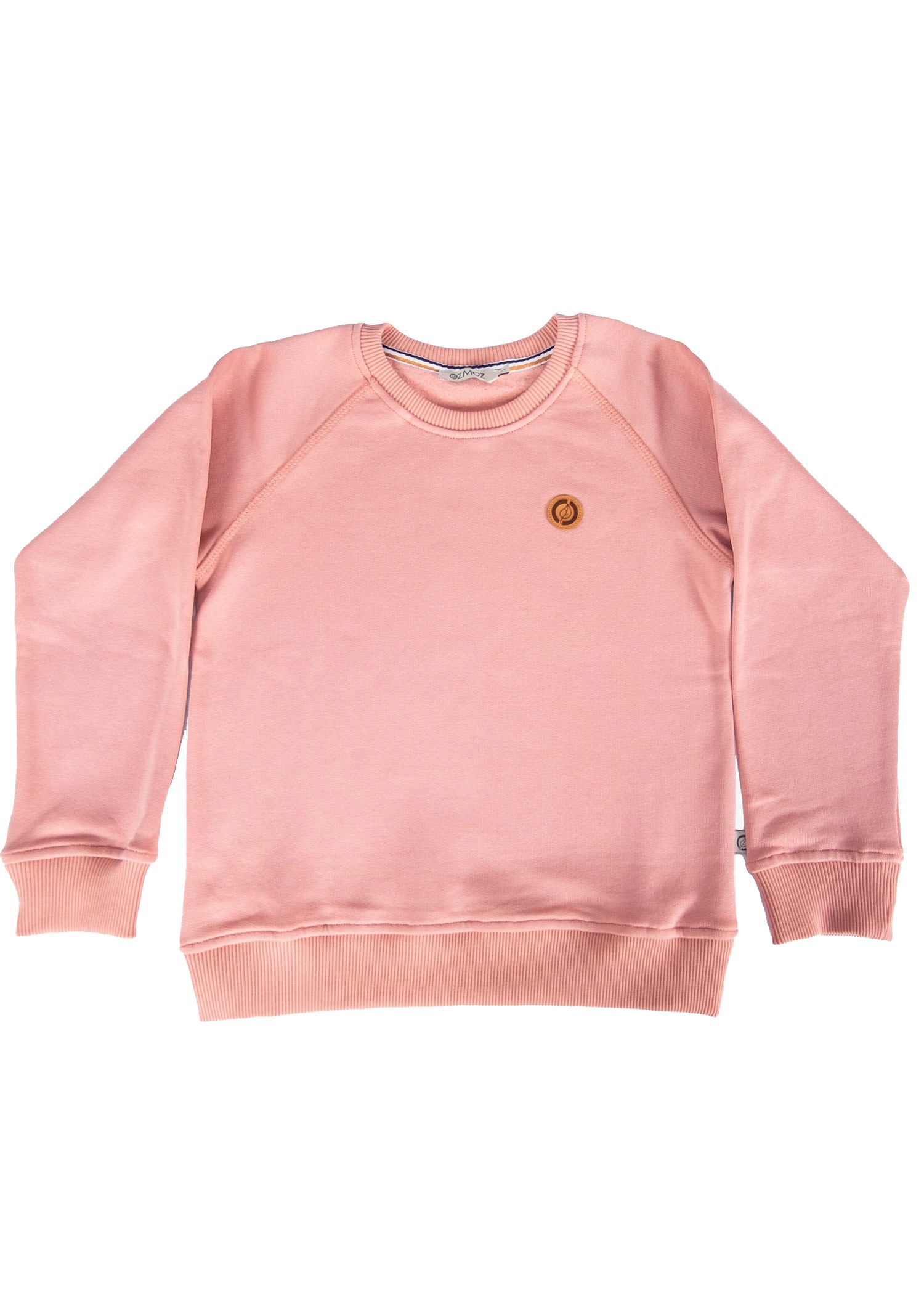 Organik Pembe Kışlık Kız Çocuk Sweatshirt