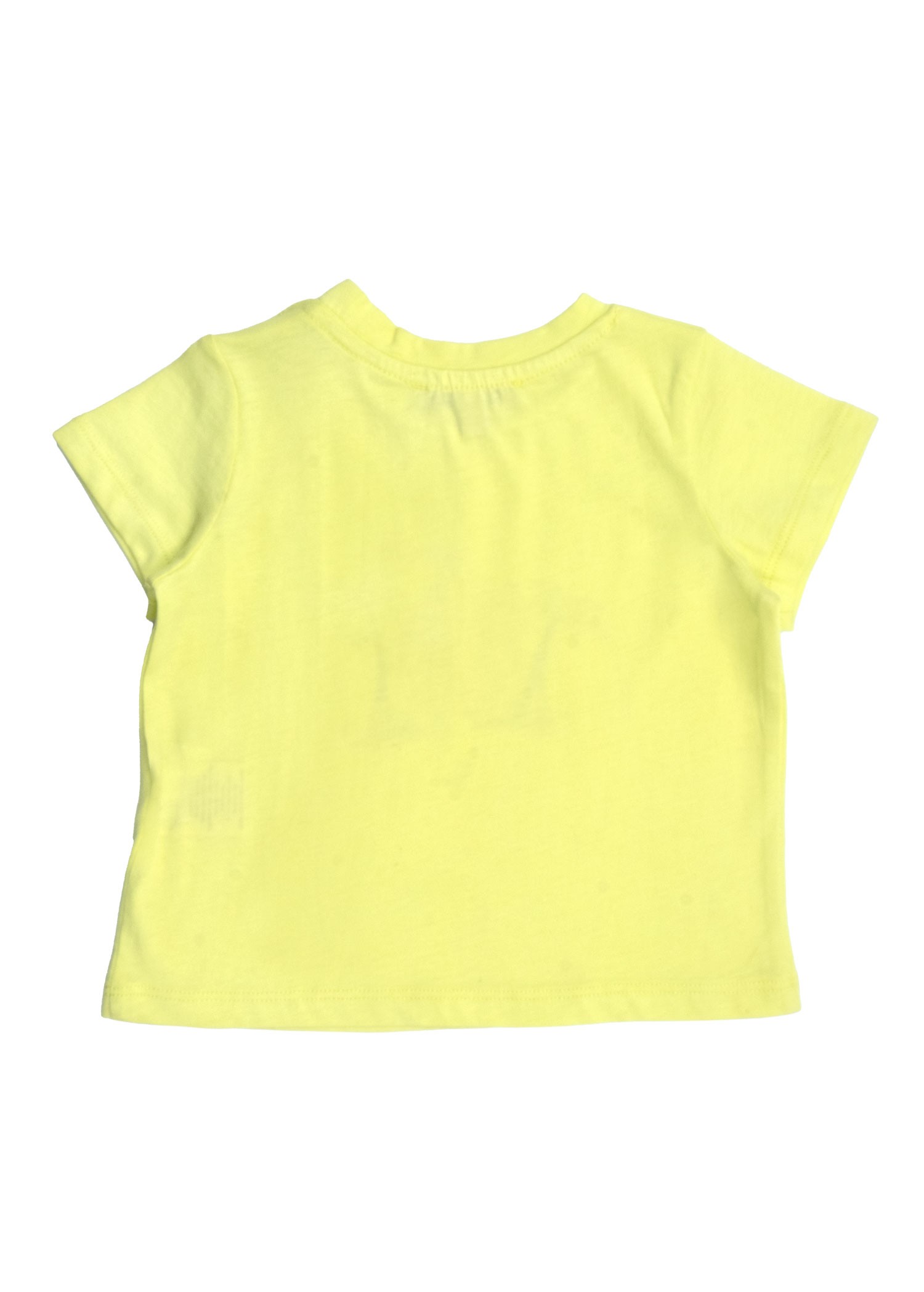 Organic Printed Yellow Summer Unisex Baby Tshirt