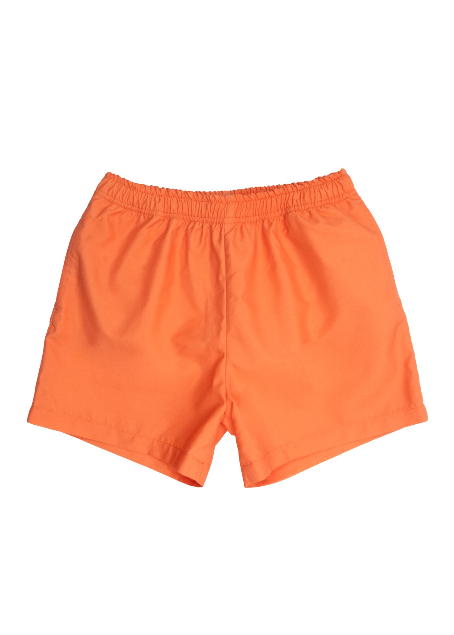 +50 UV Protection Orange Little Boy Shorts Swimsuit