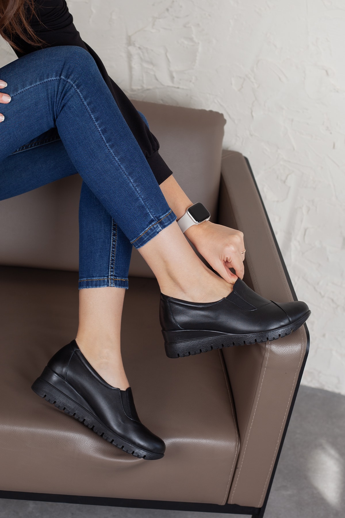 Kadın Hakiki Deri Comfort Ayakkabı