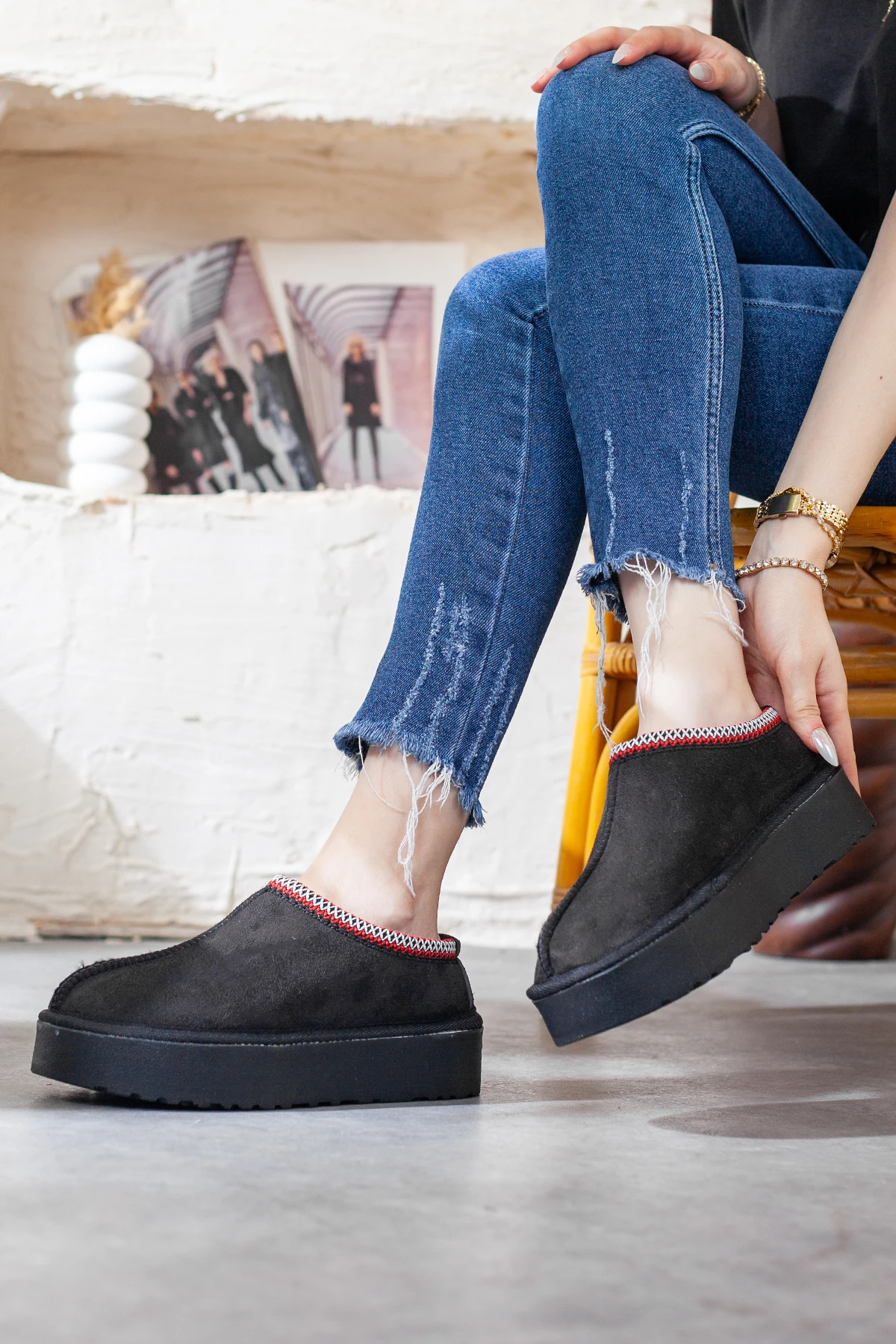 İçi Mifyonlu Ekstra Hafif Ugg Ayakkabı