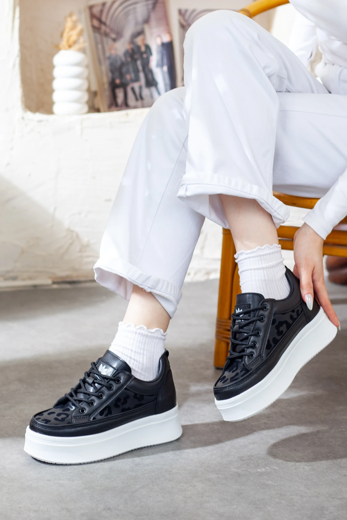 Kadın Kalın Tabanlı Günlük Ayakkabı