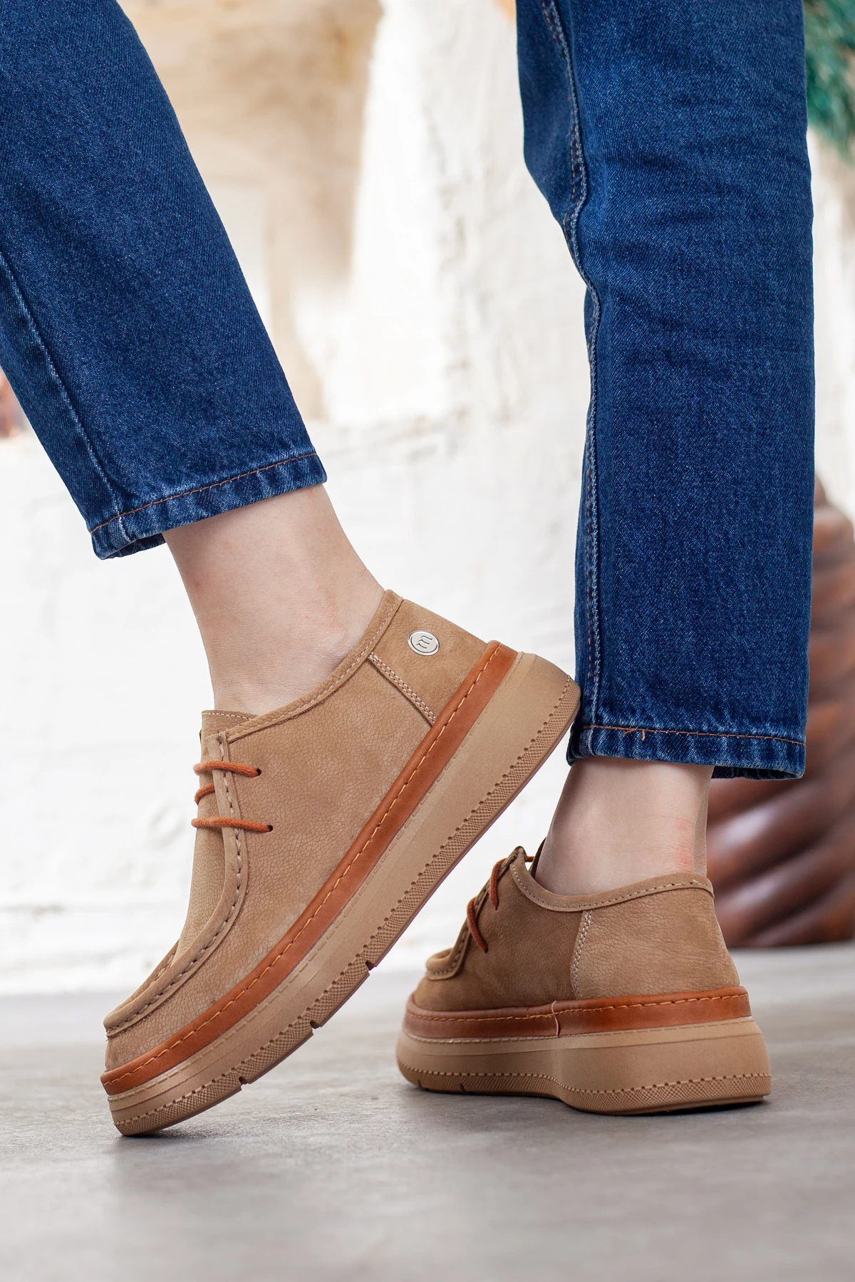 Mammamia Hakiki Deri Casual Ayakkabı