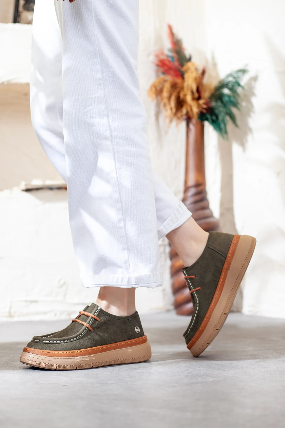 Mammamia Hakiki Deri Casual Ayakkabı