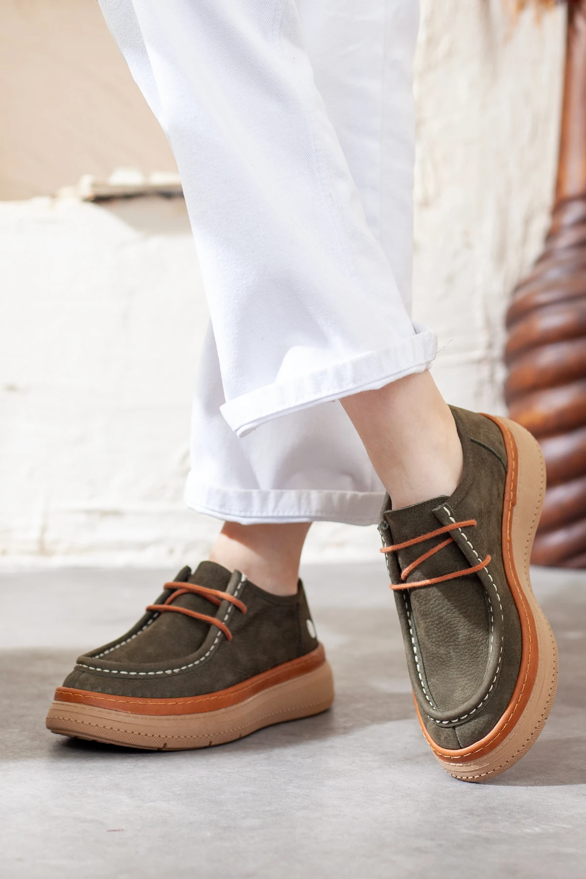 Mammamia Hakiki Deri Casual Ayakkabı