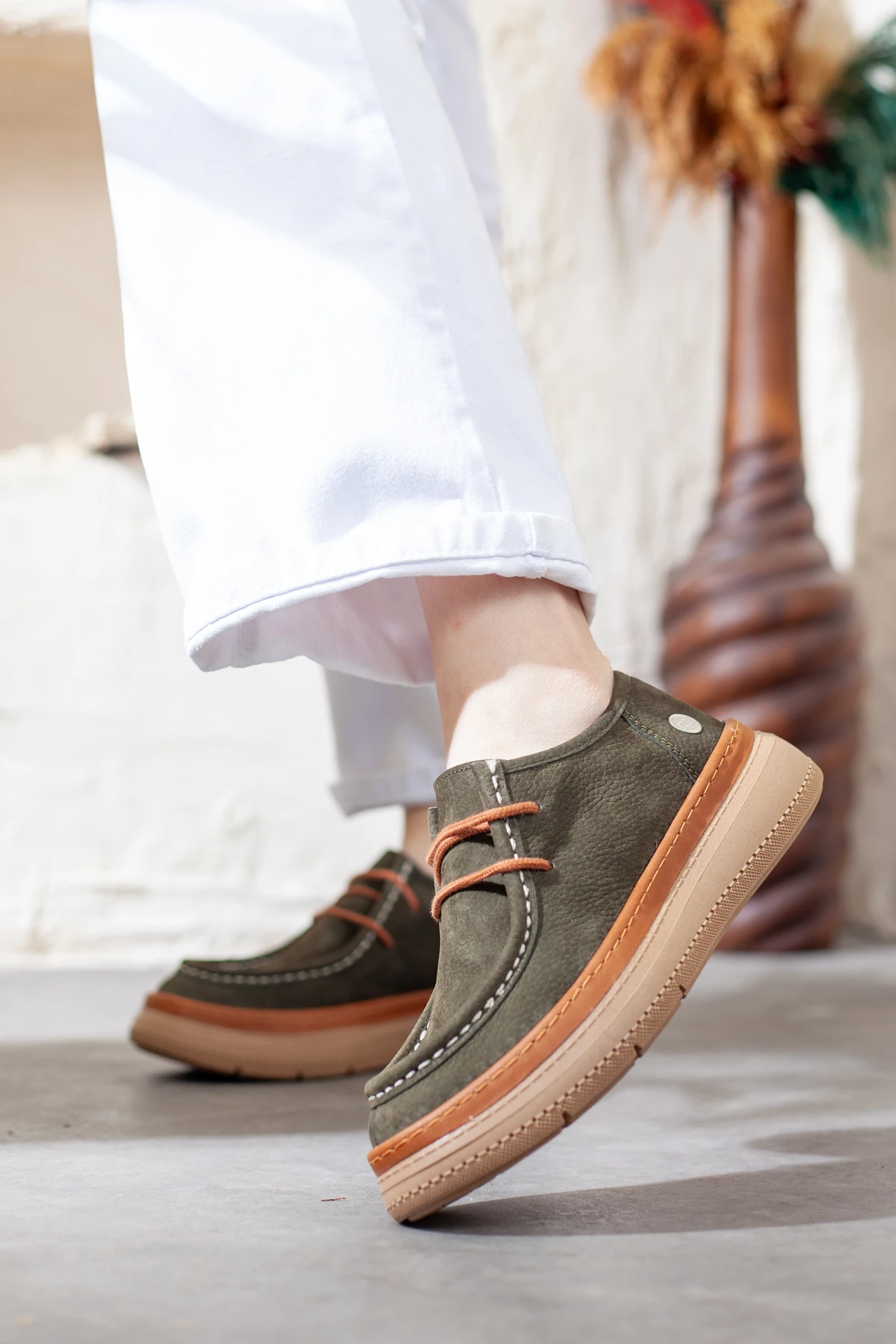 Mammamia Hakiki Deri Casual Ayakkabı