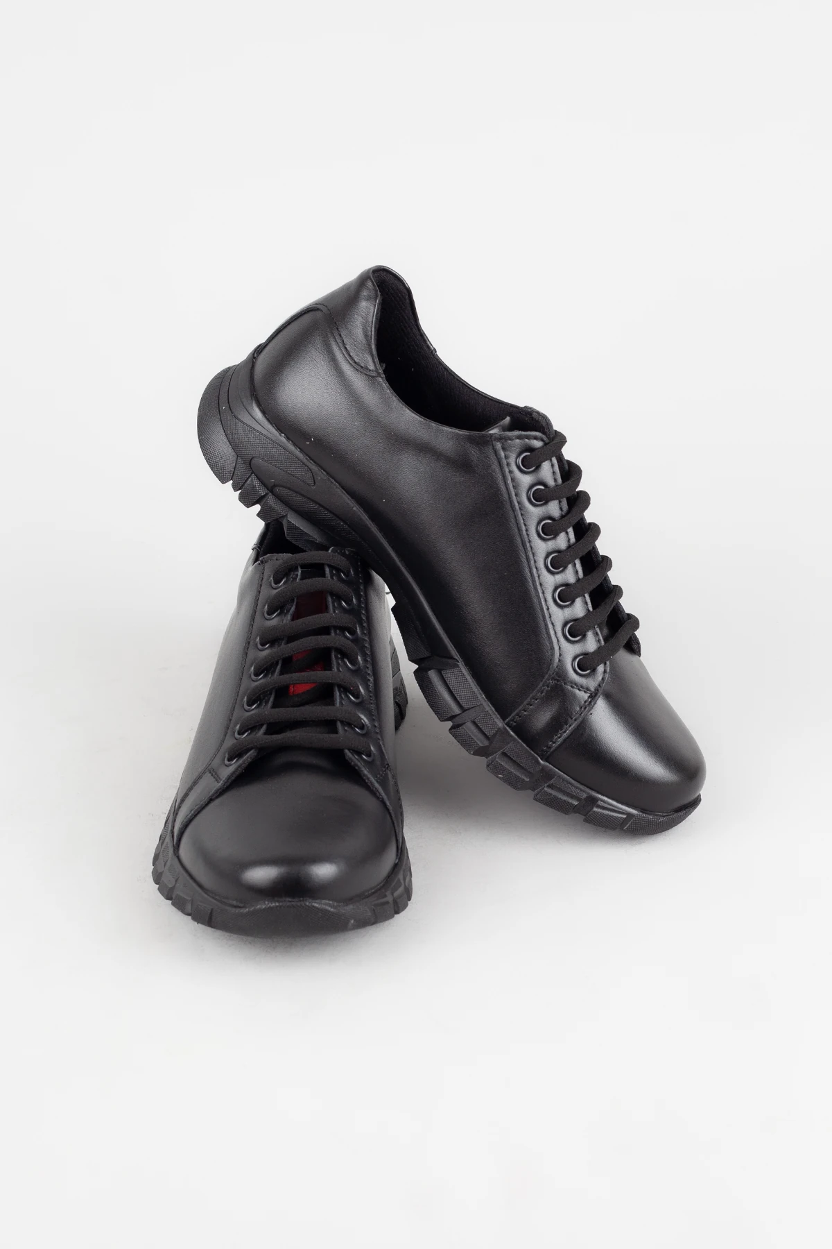 Kadın Hakiki Deri Bağcıklı Rahat ve Yumuşak Günlük Ayakkabı