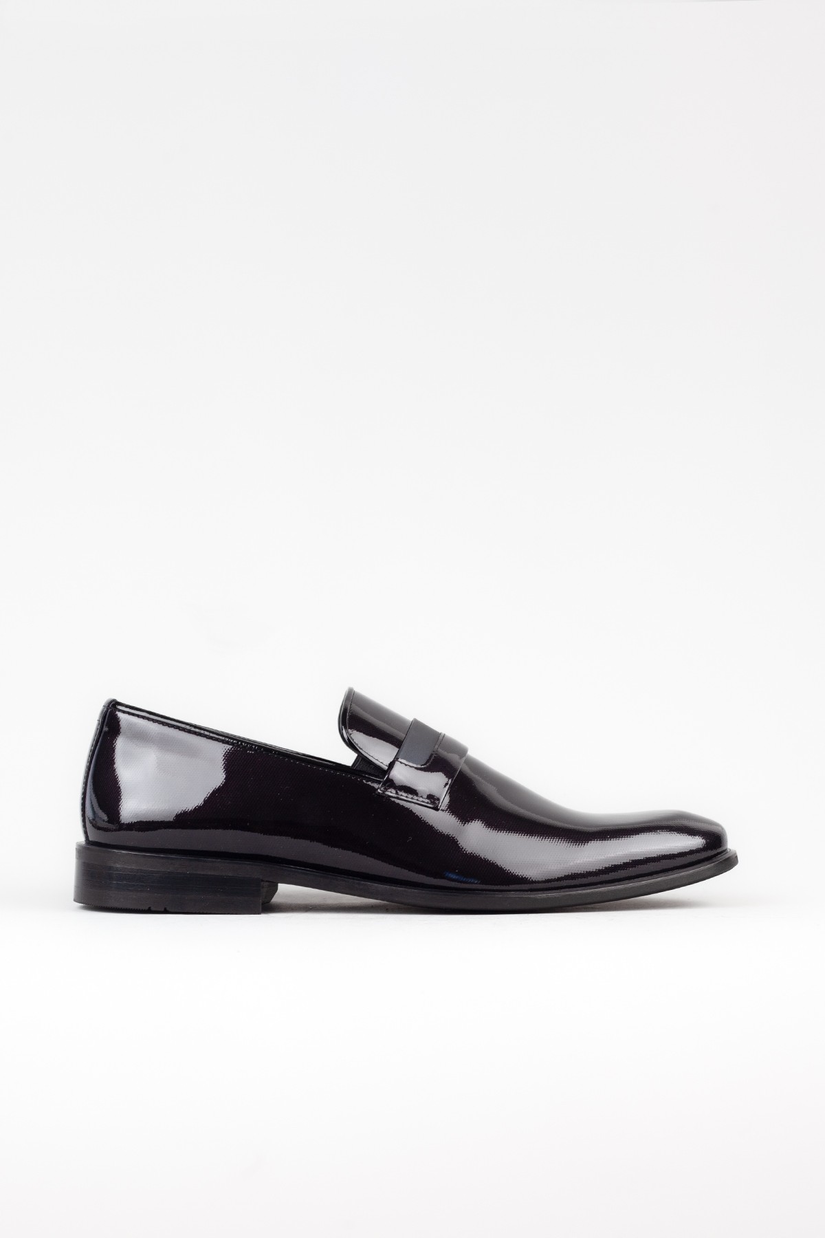 Erkek Hakiki Deri Siyah Rugan Klasik Ayakkabı