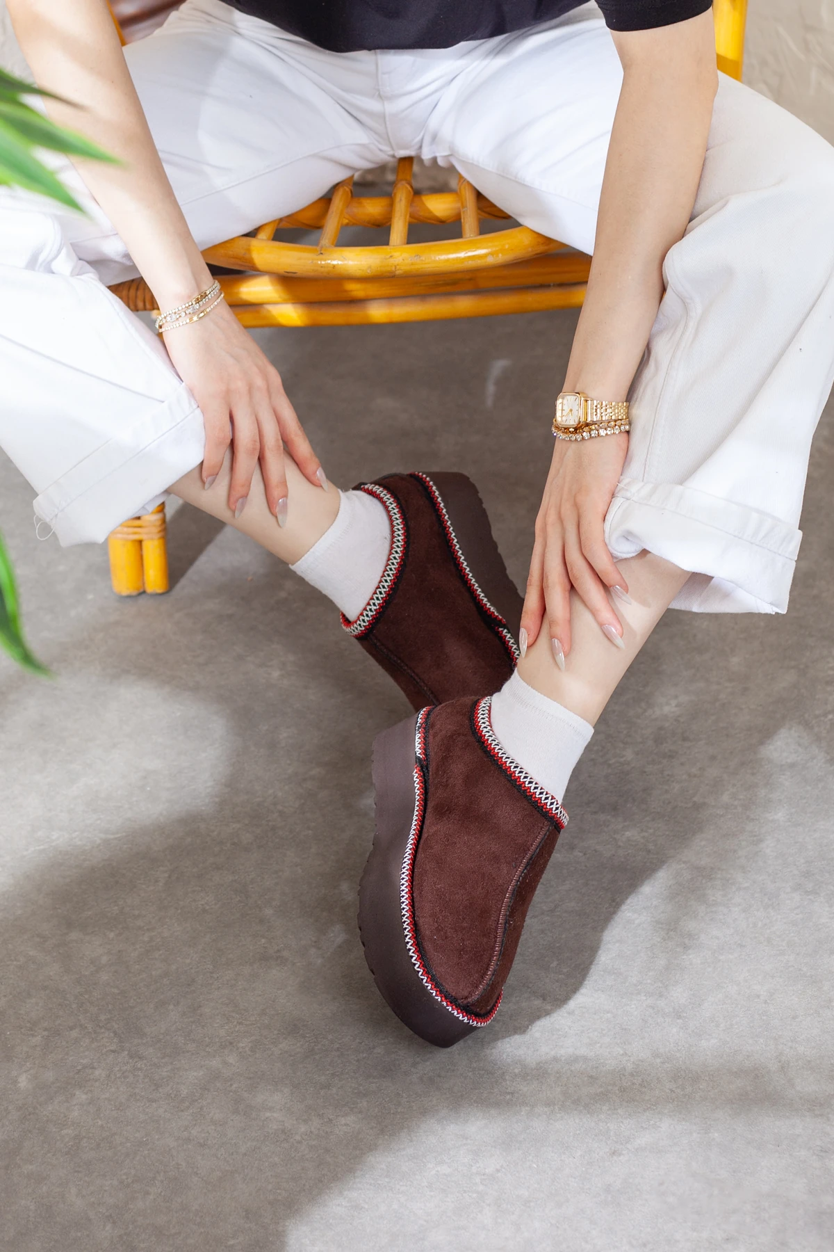 İçi Mifyonlu Ekstra Hafif Ugg Ayakkabı