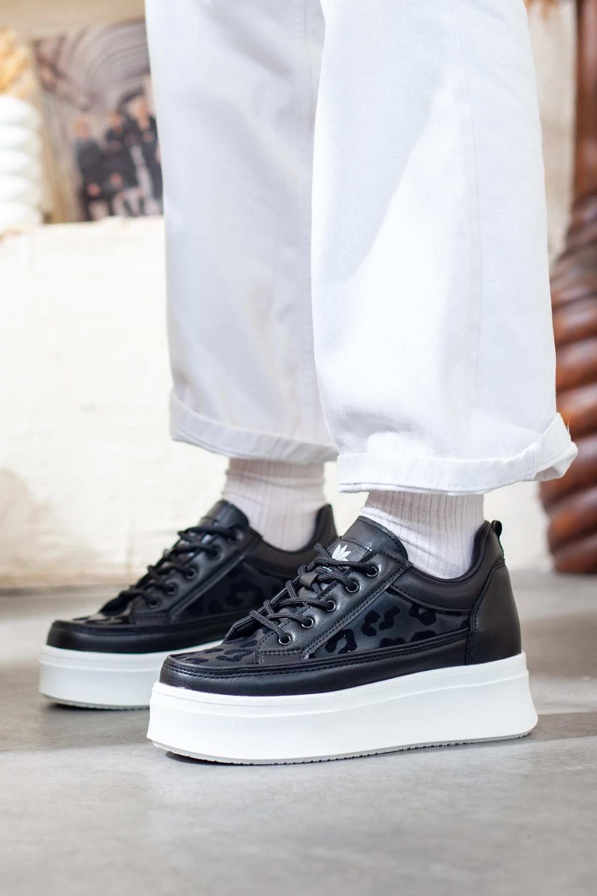 Kadın Kalın Tabanlı Günlük Ayakkabı