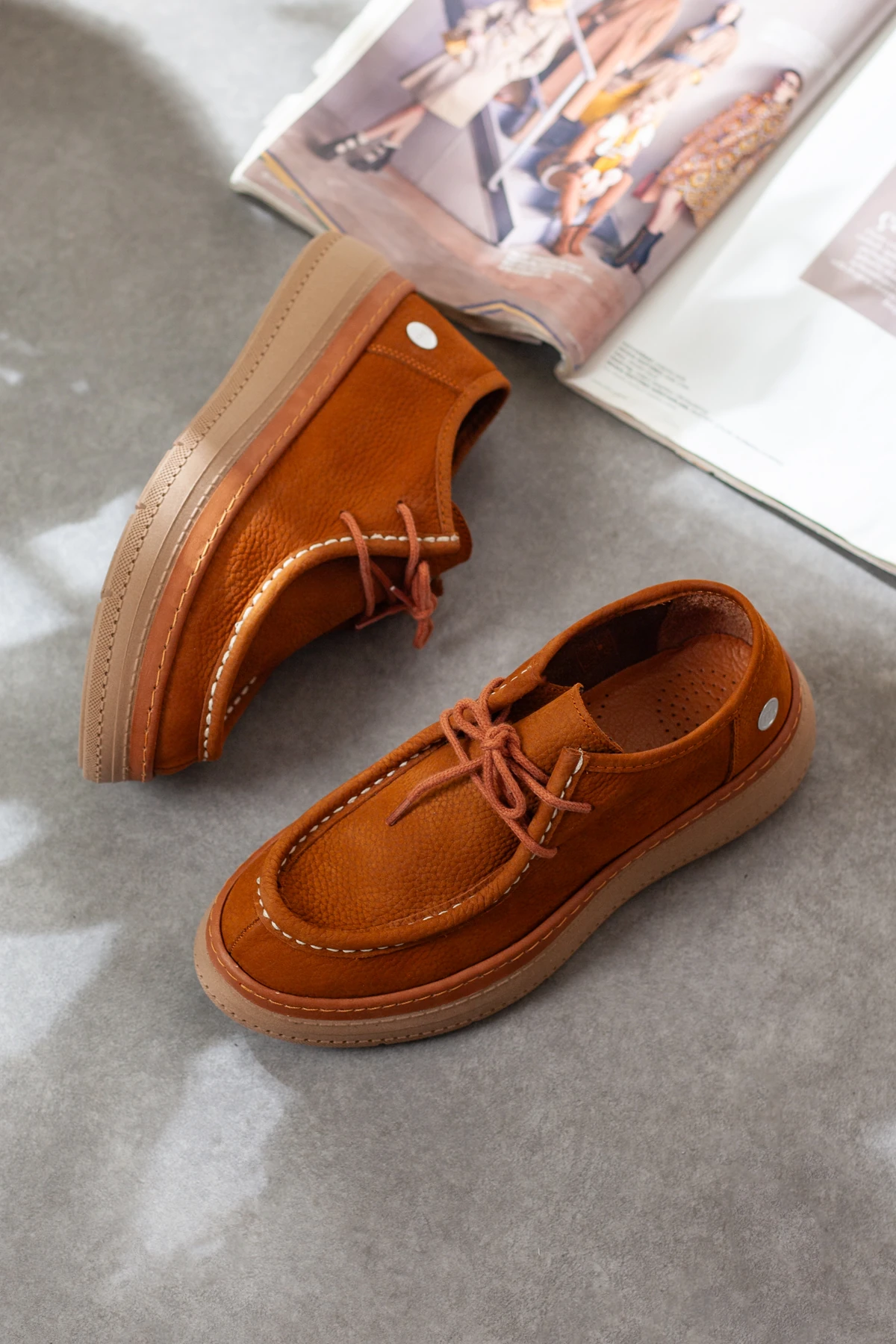 Mammamia Hakiki Deri Casual Ayakkabı