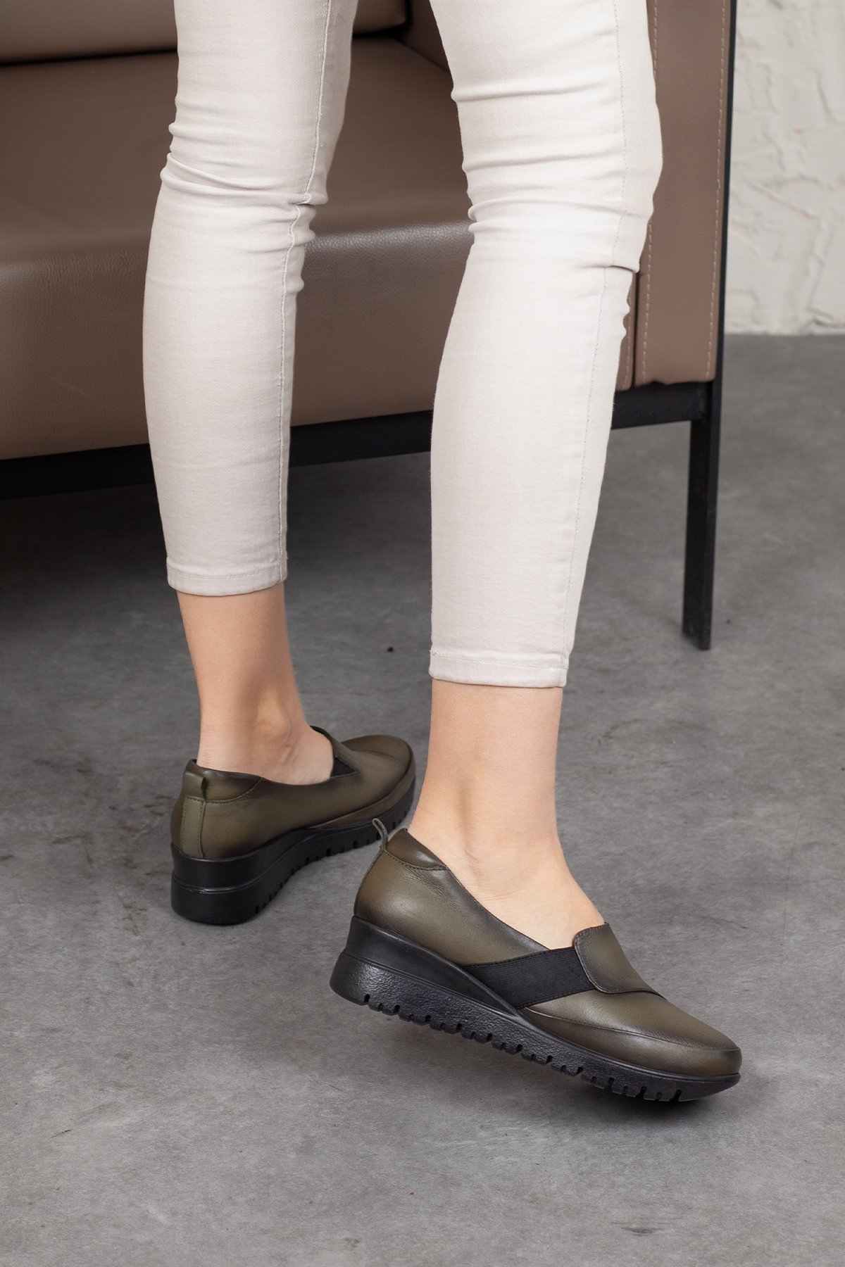 Kadın Hakiki Deri Comfort Ayakkabı