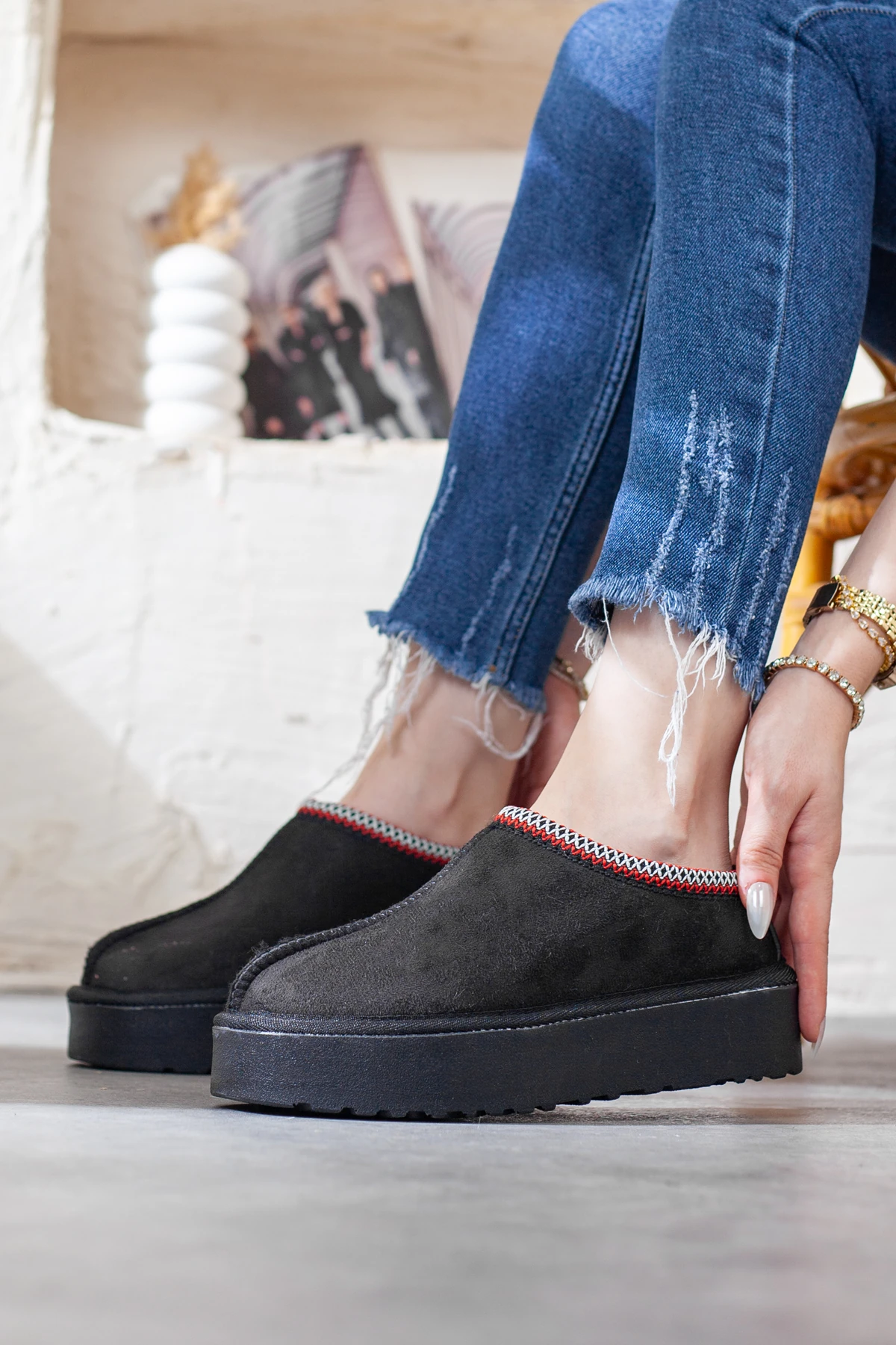 İçi Mifyonlu Ekstra Hafif Ugg Ayakkabı