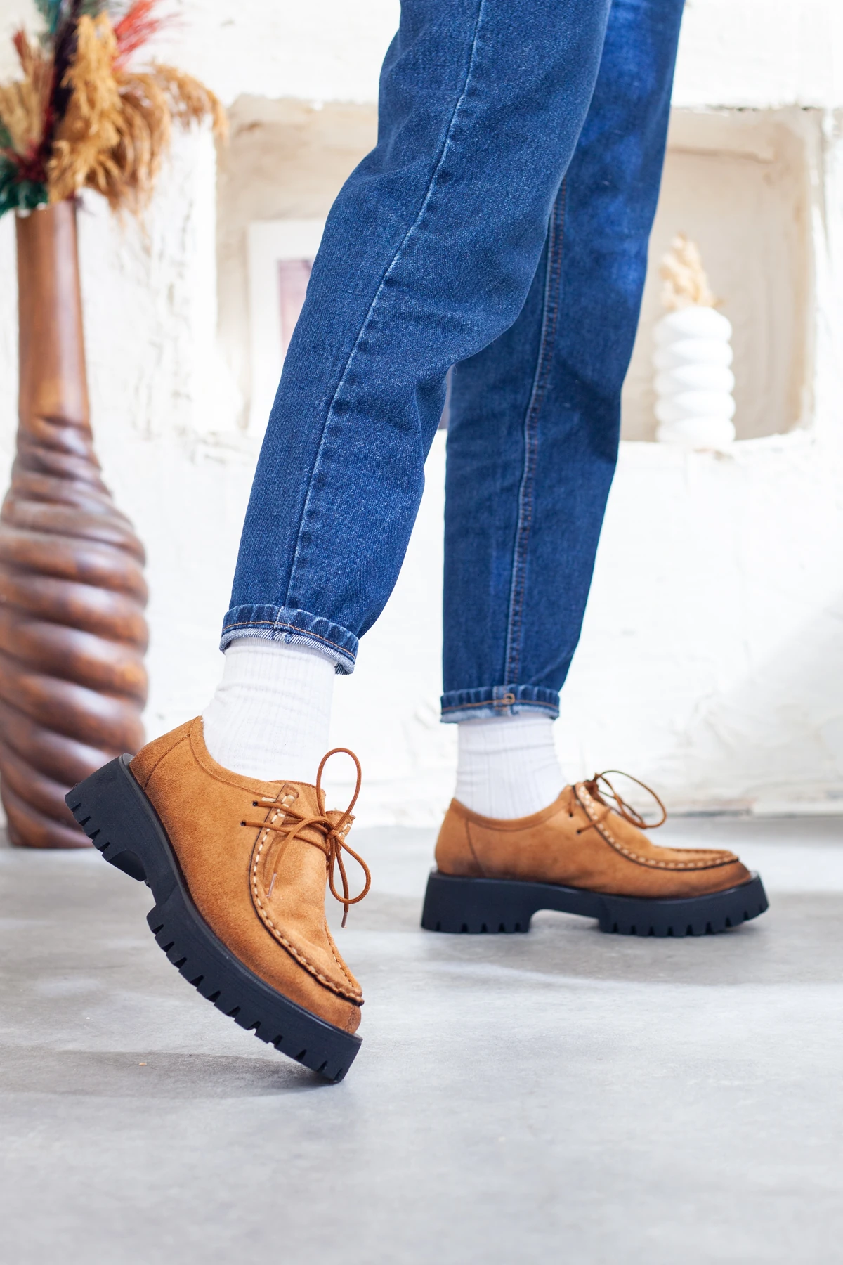 Kadın Bağcıklı Casual Ayakkabı