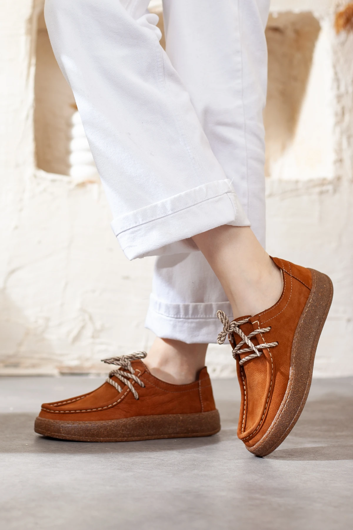 Kadın Hakiki Deri Ekstra Yumuşak Ortopedik Ayakkabı