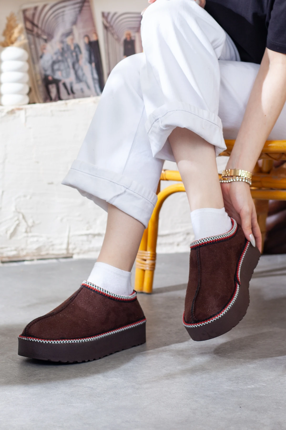 İçi Mifyonlu Ekstra Hafif Ugg Ayakkabı