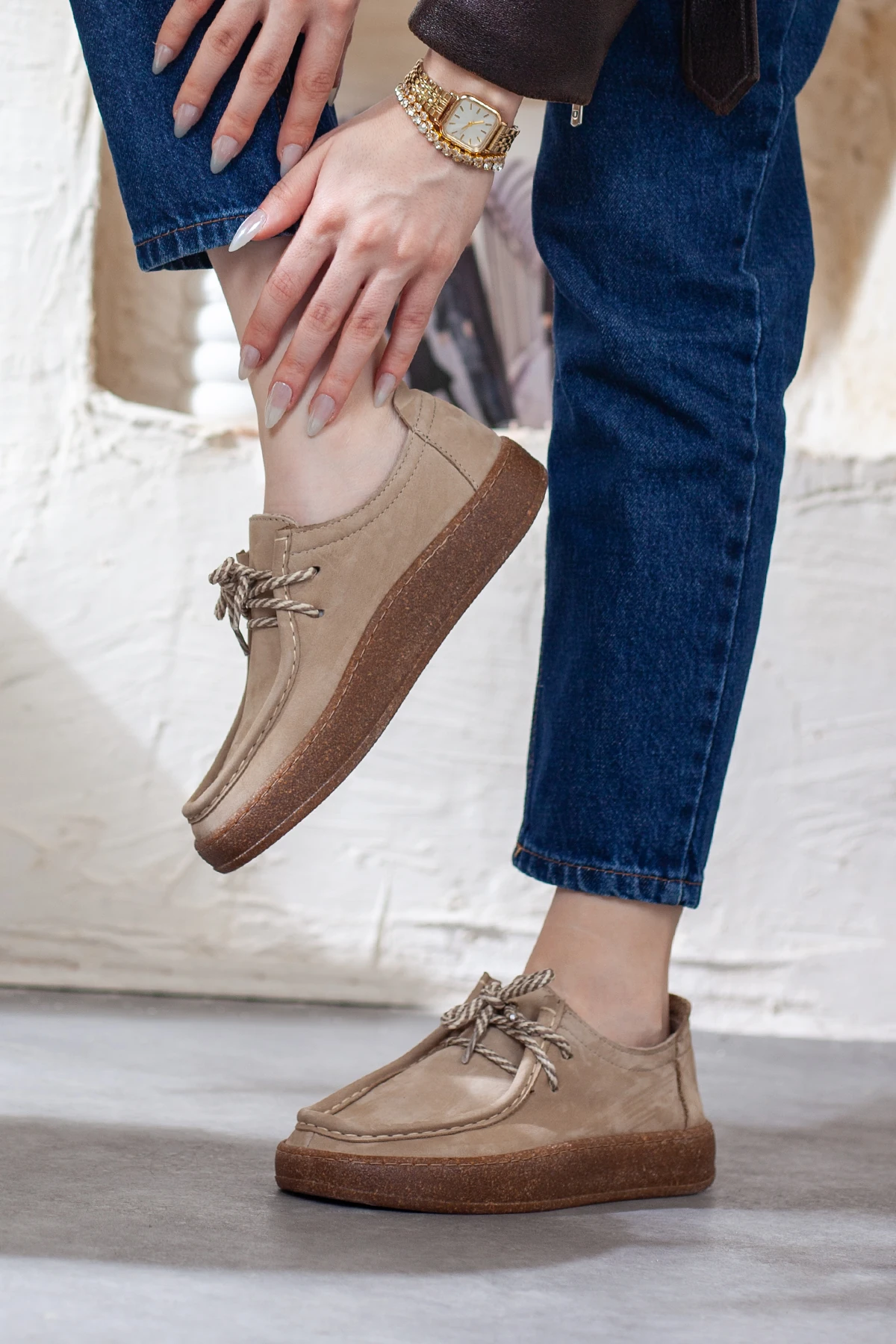 Kadın Hakiki Deri Ekstra Yumuşak Ortopedik Ayakkabı