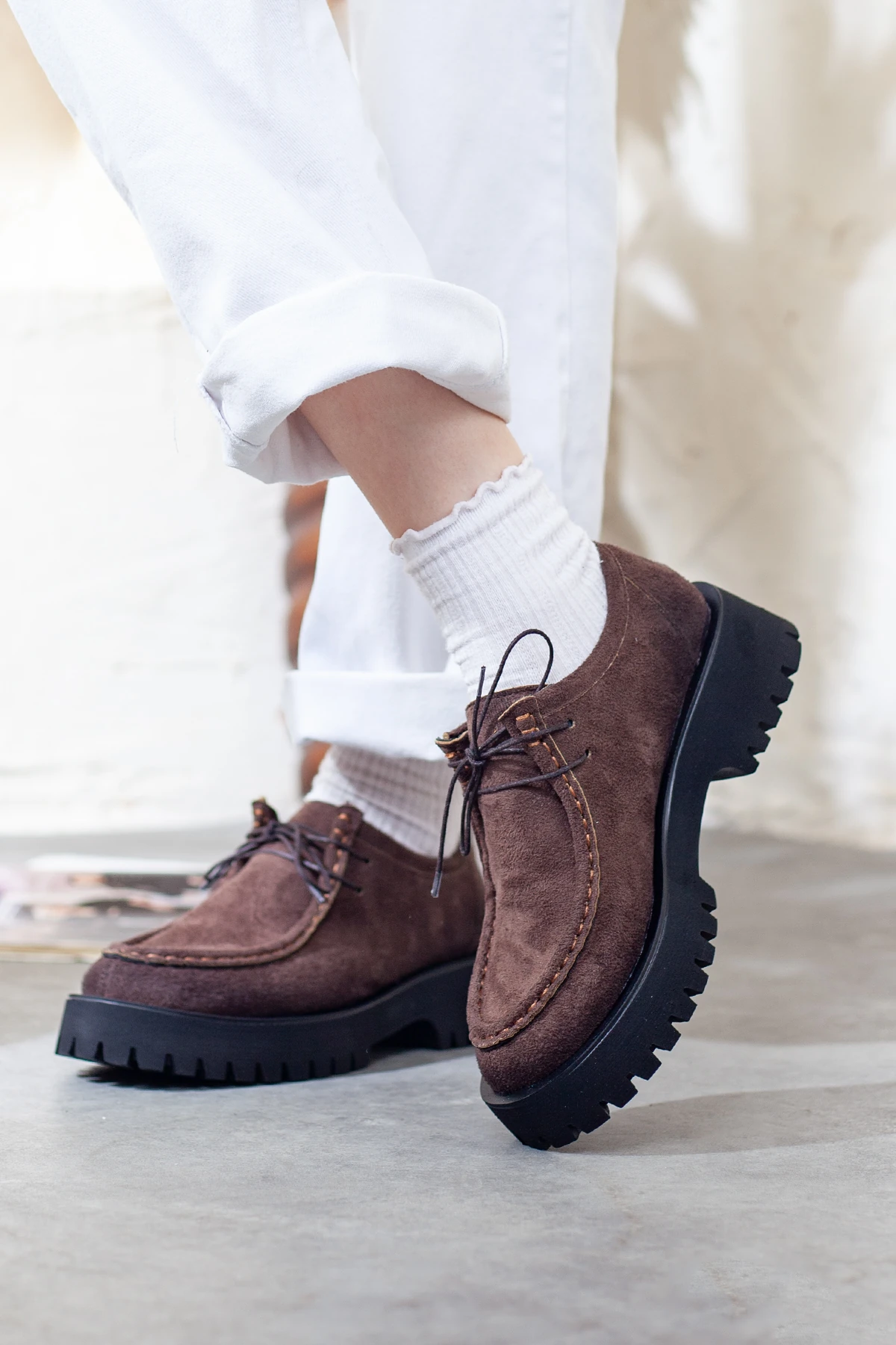 Kadın Bağcıklı Casual Ayakkabı