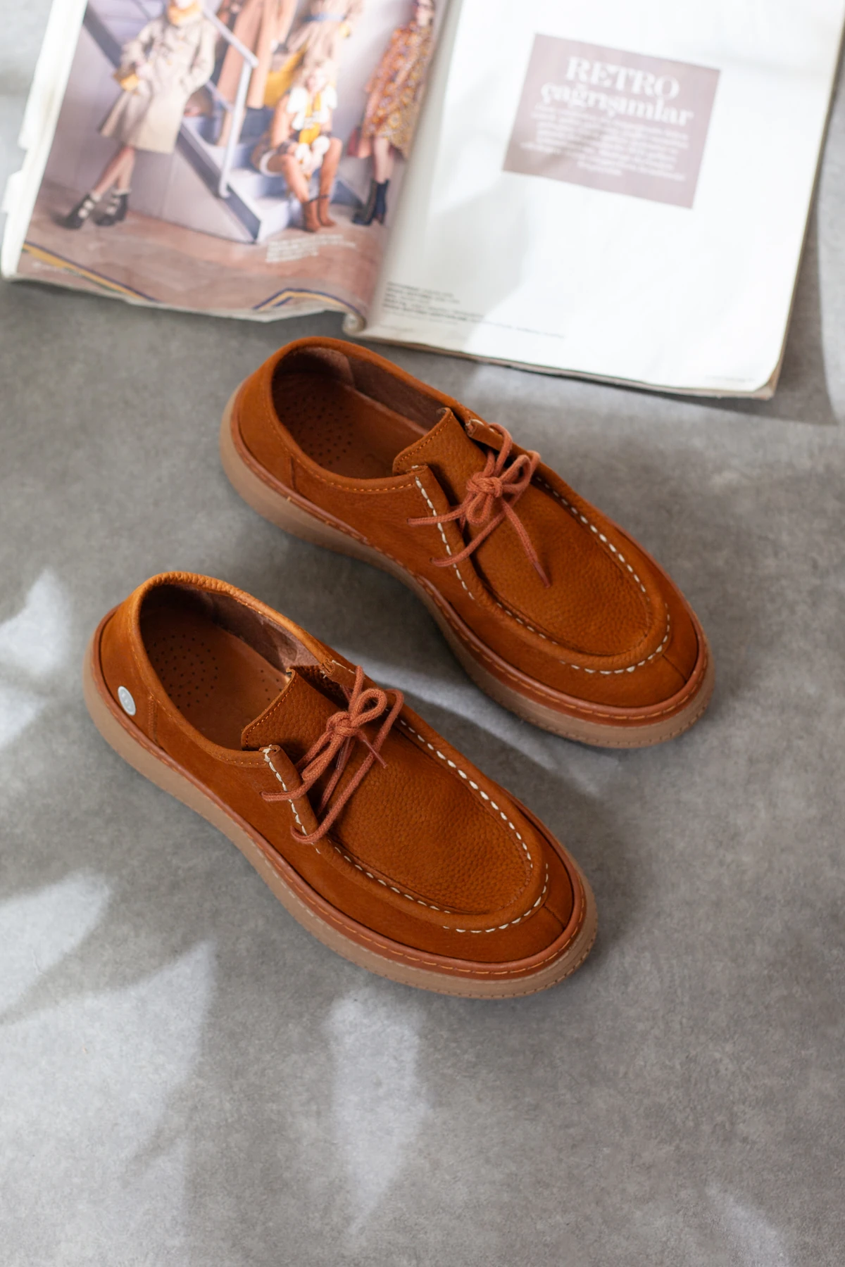 Mammamia Hakiki Deri Casual Ayakkabı