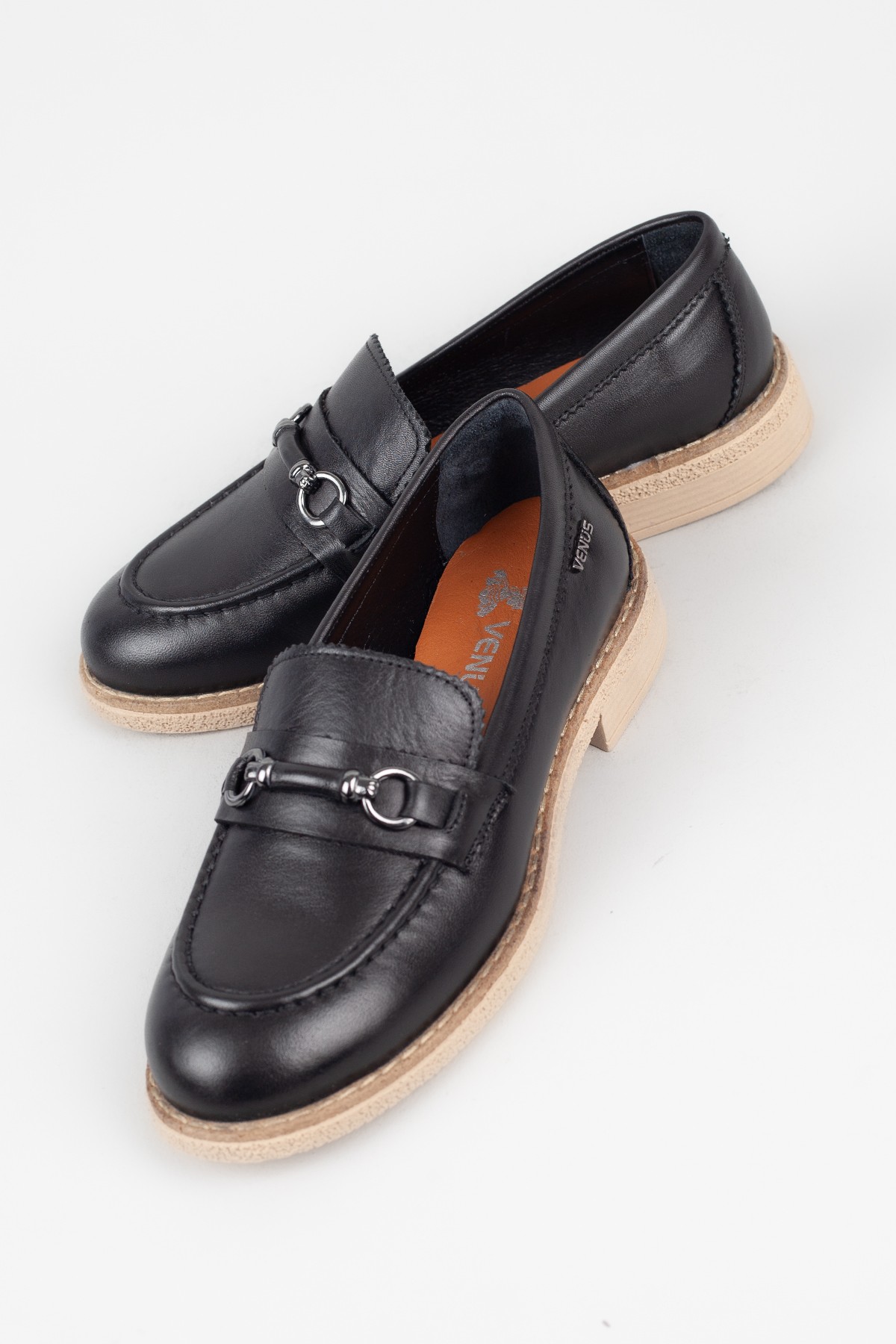 Kadın Hakiki Deri Loafer Ayakkabı