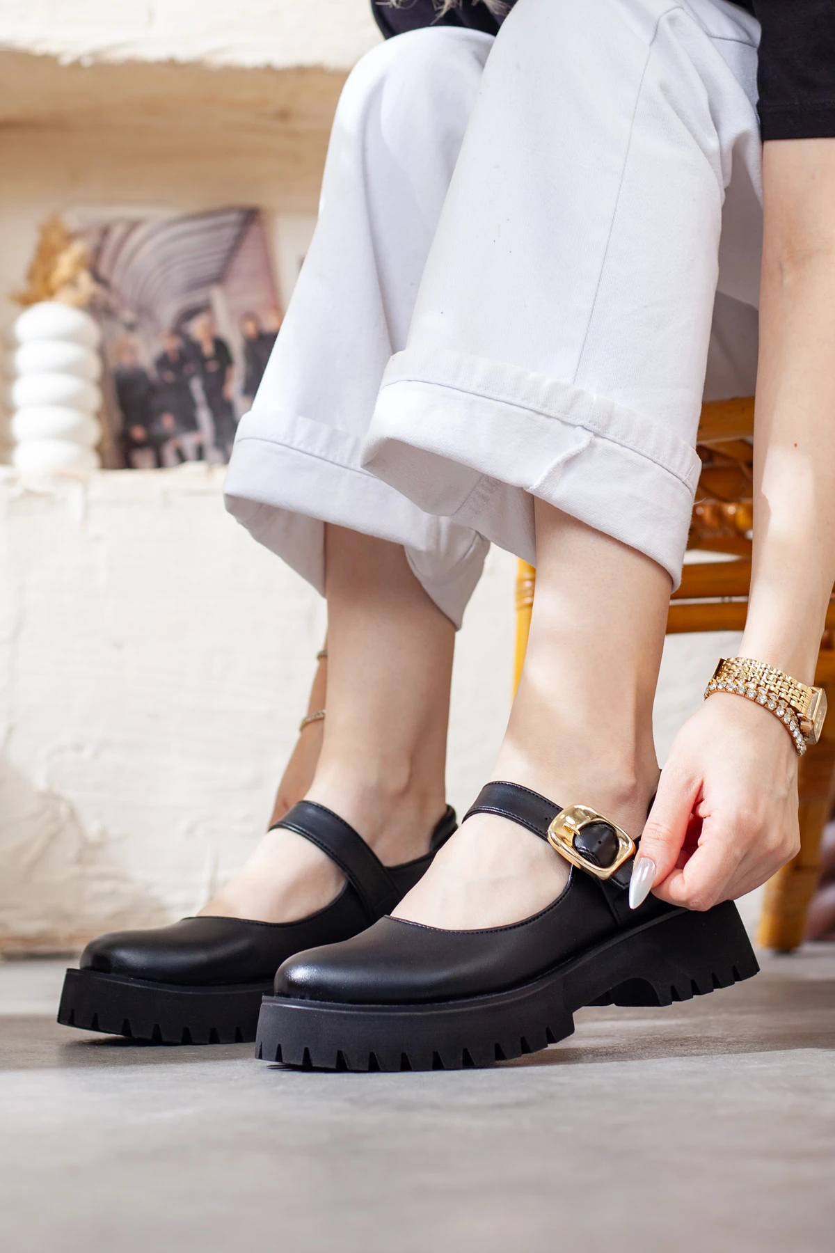 Kadın Kalın Taban Casual Ayakkabı