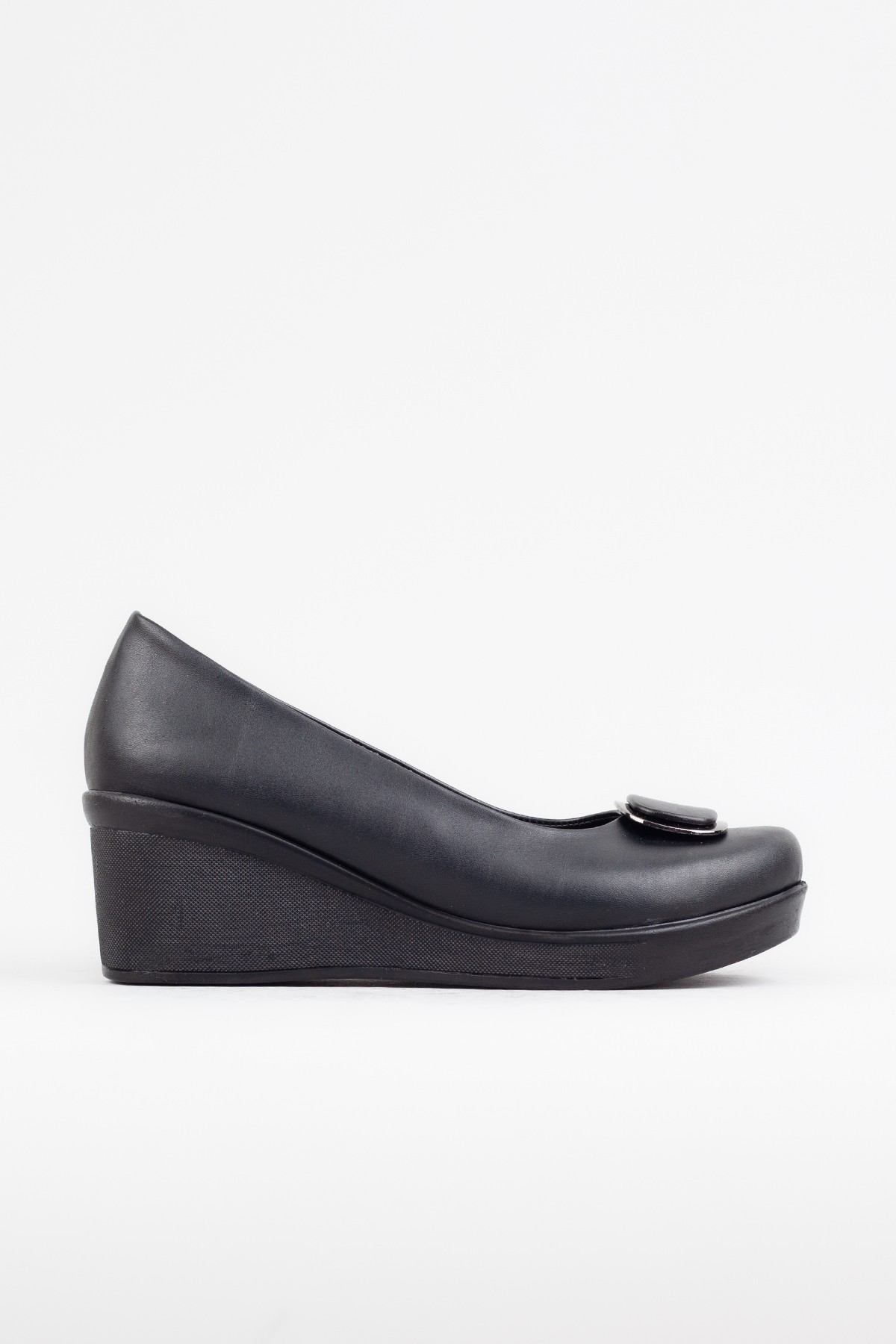 Kadın Siyah Dolgu Topuklu Ayakkabı