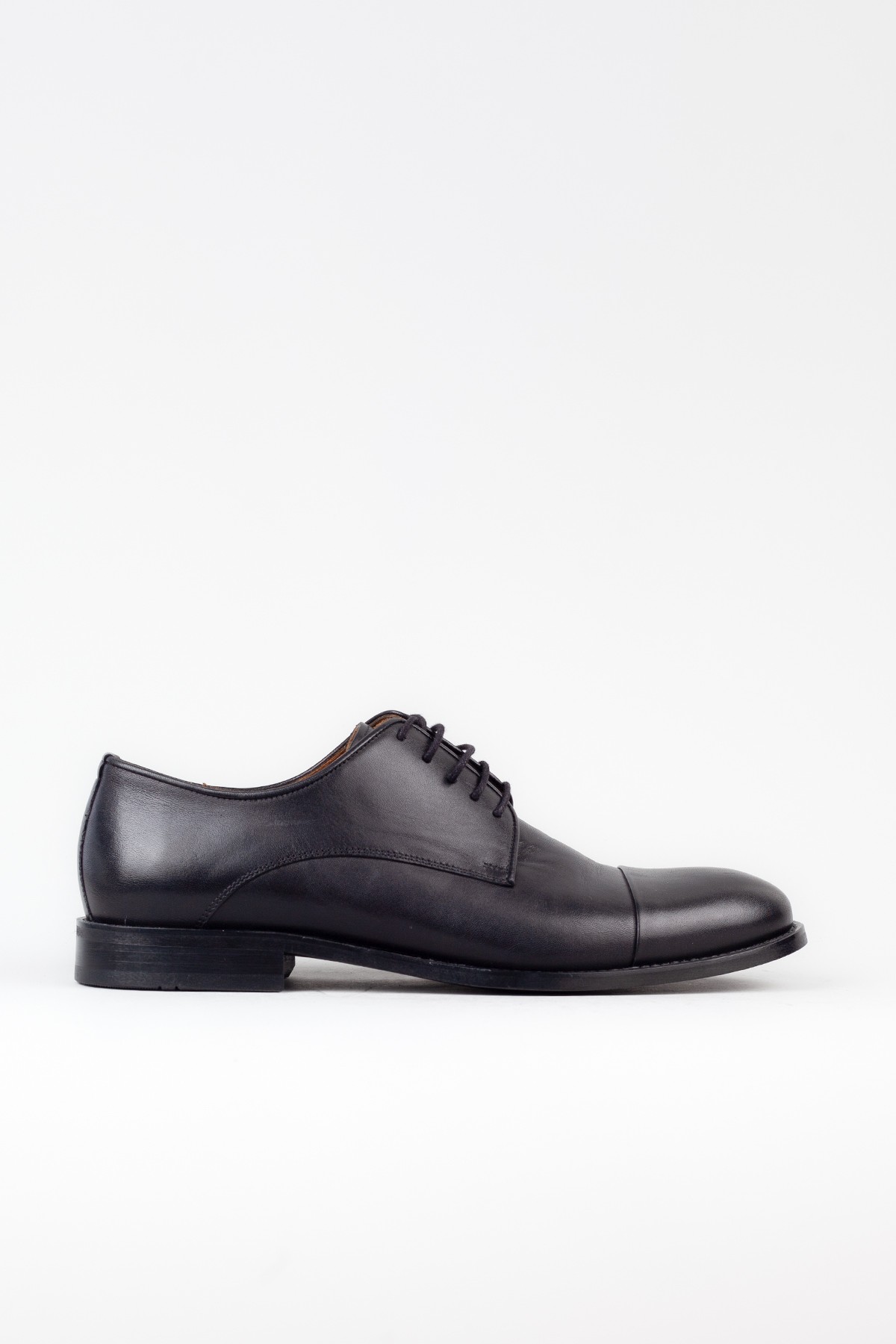 Erkek Hakiki Deri Siyah Klasik Ayakkabı