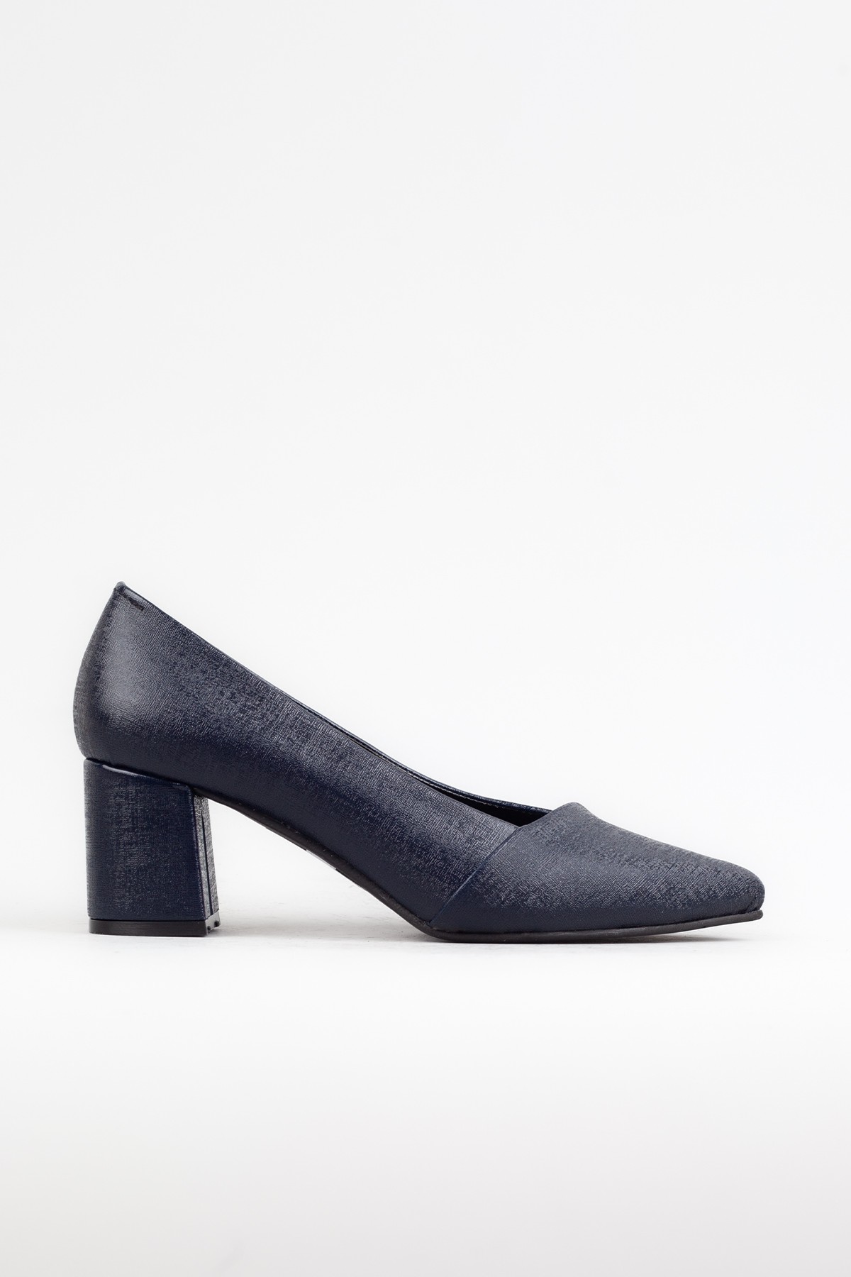 Kadın Lacivert Klasik Topuklu Ayakkabı