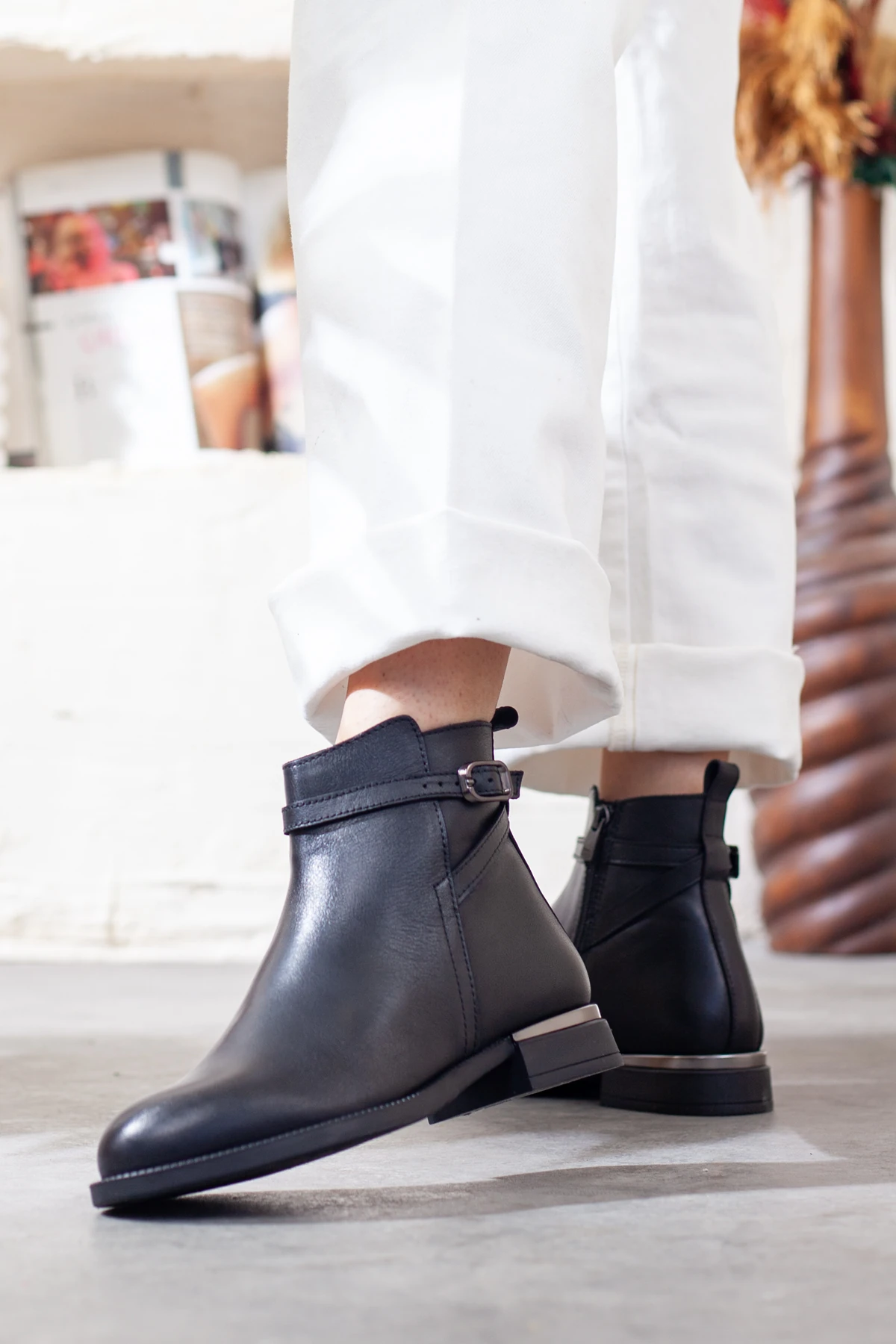 Mammamia Kadın Hakiki Deri Günlük Bot