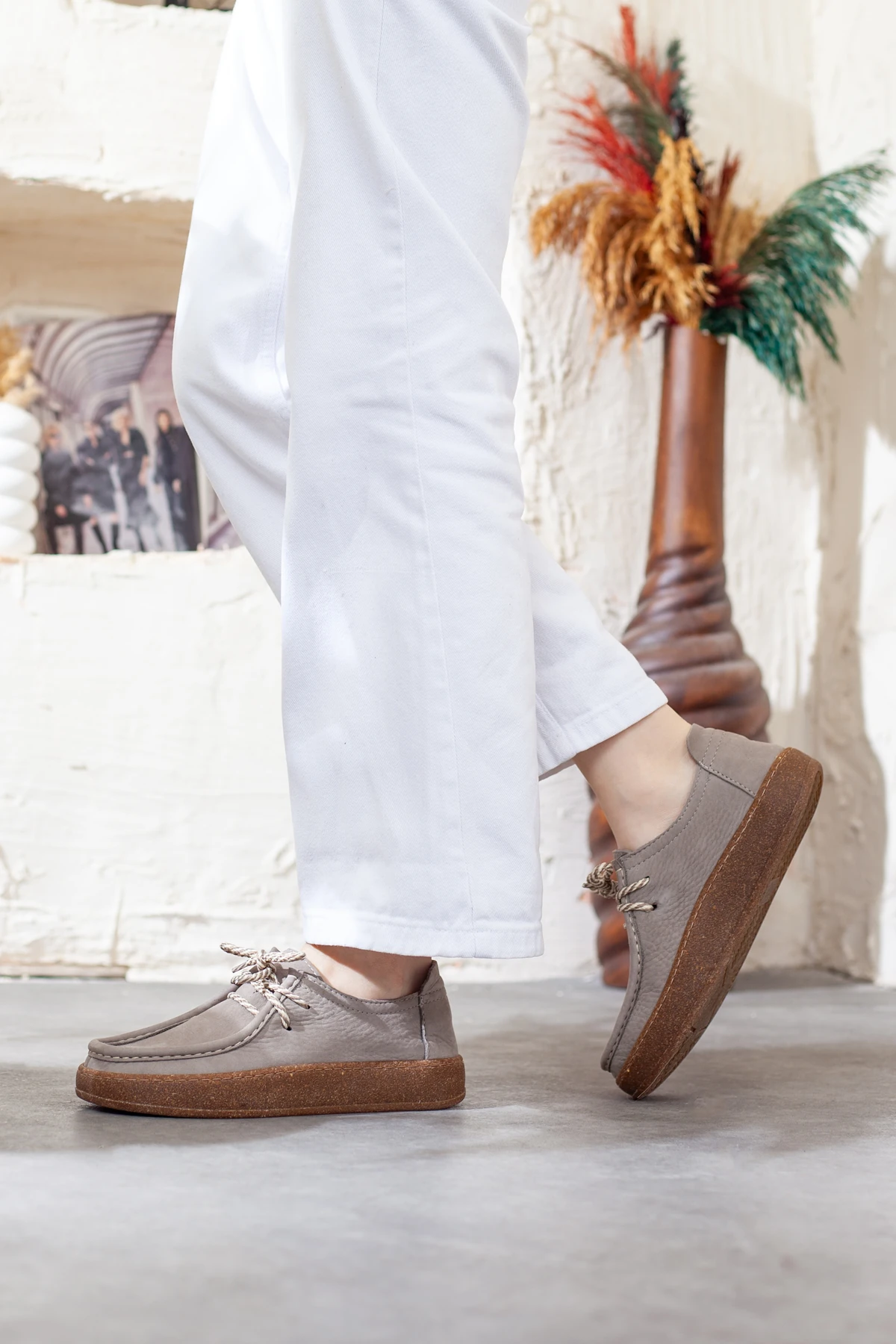 Kadın Hakiki Deri Ekstra Yumuşak Ortopedik Ayakkabı