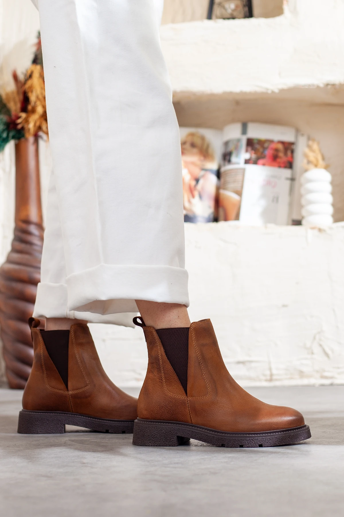 Mammamia Kadın Hakiki Deri Günlük Bot