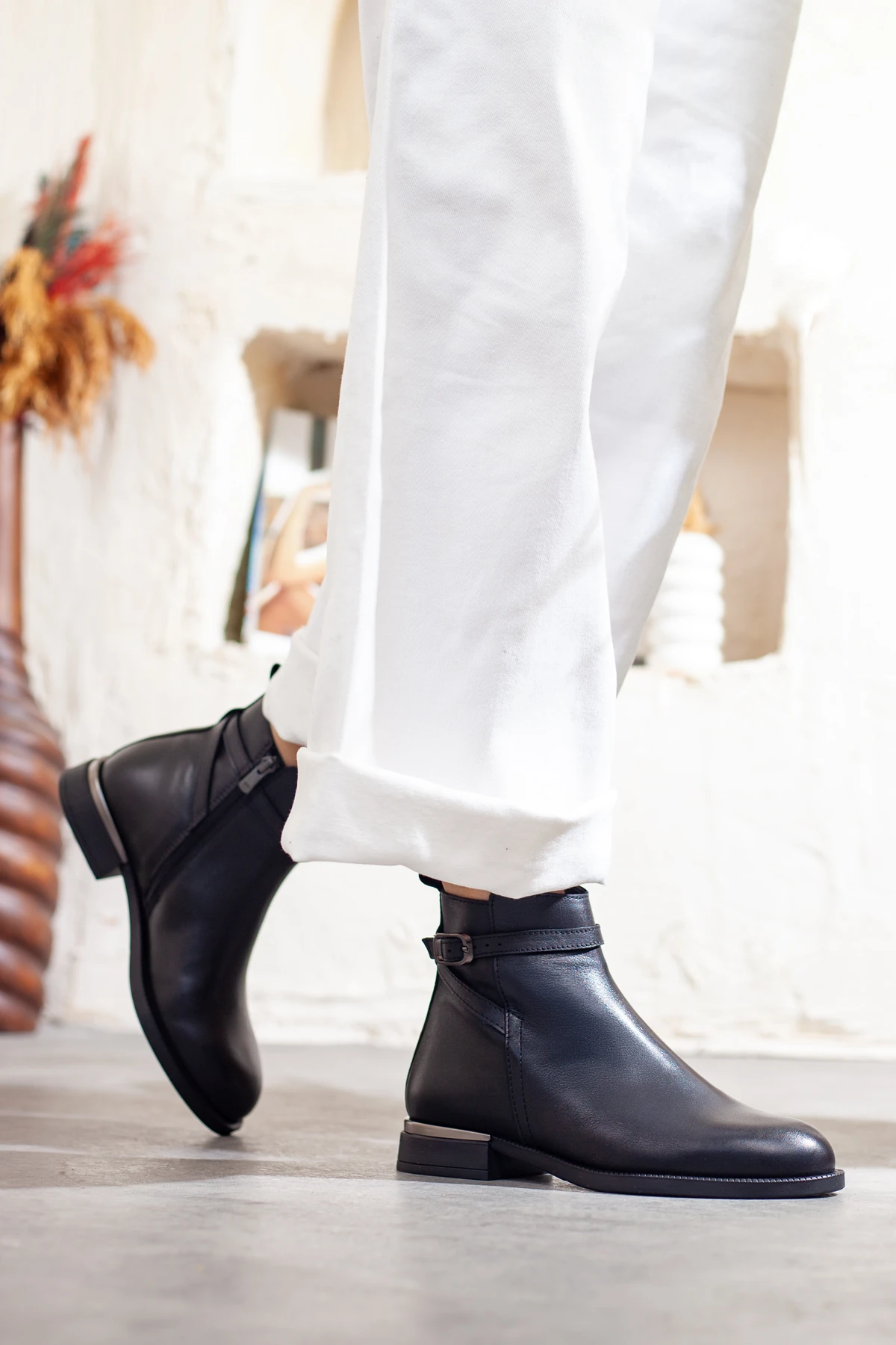 Mammamia Kadın Hakiki Deri Günlük Bot