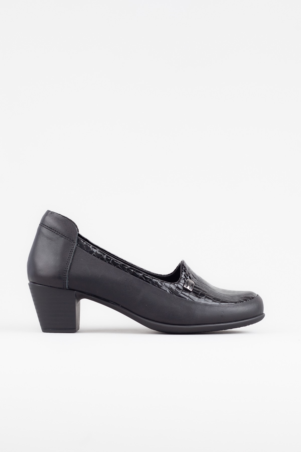 Mammamia Hakiki Deri Klasik Topuklu Ayakkabı