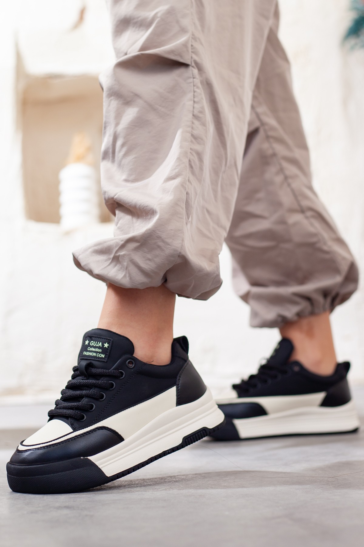 Kadın Kalın Taban Esktra Rahat Sneaker