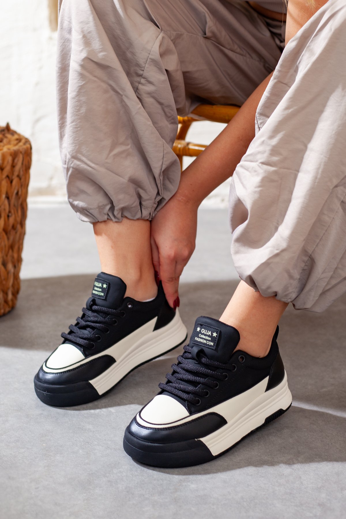 Kadın Kalın Taban Esktra Rahat Sneaker
