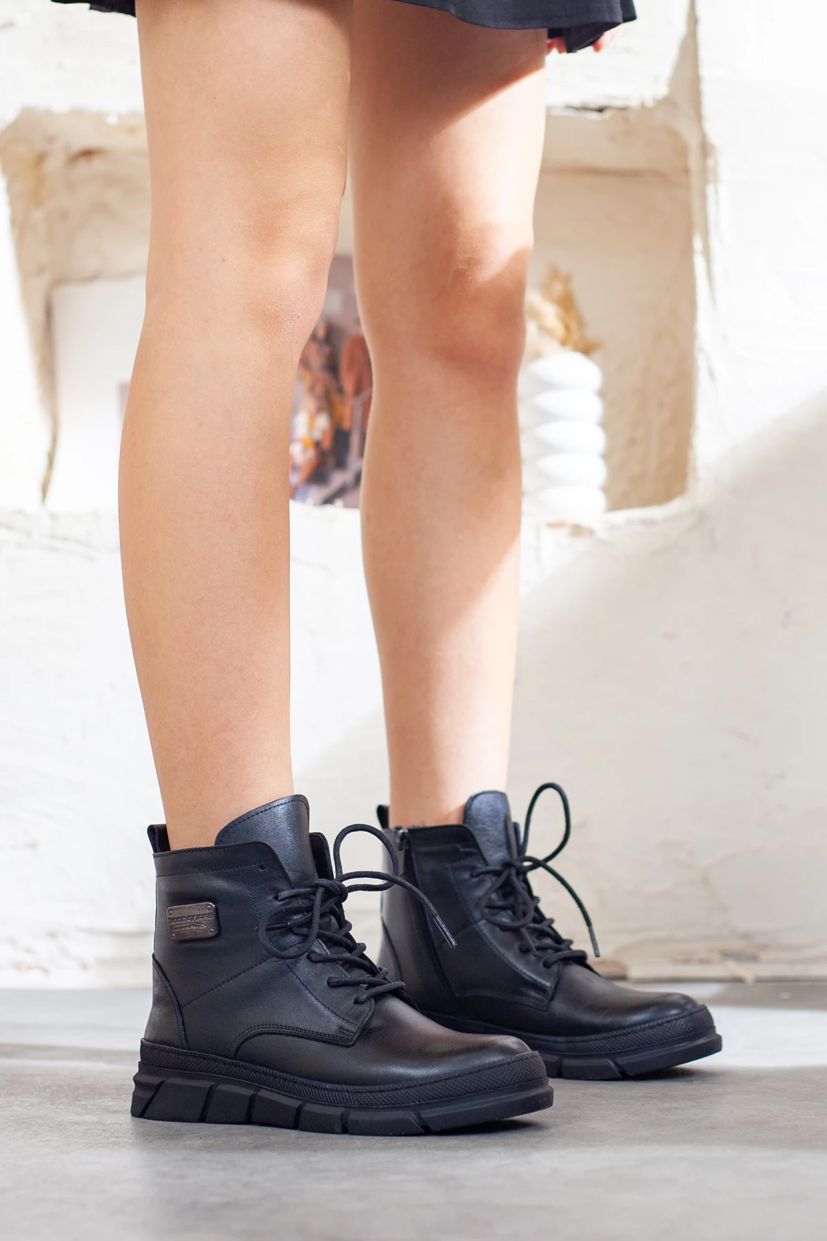 Kadın  Hakiki Deri Ekstra Rahat Günlük Bot