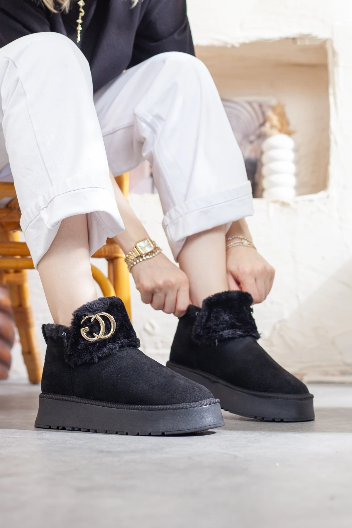 Kadın İçi Mifyonlu Ekstra Rahat ve Hafif Günlük Bot