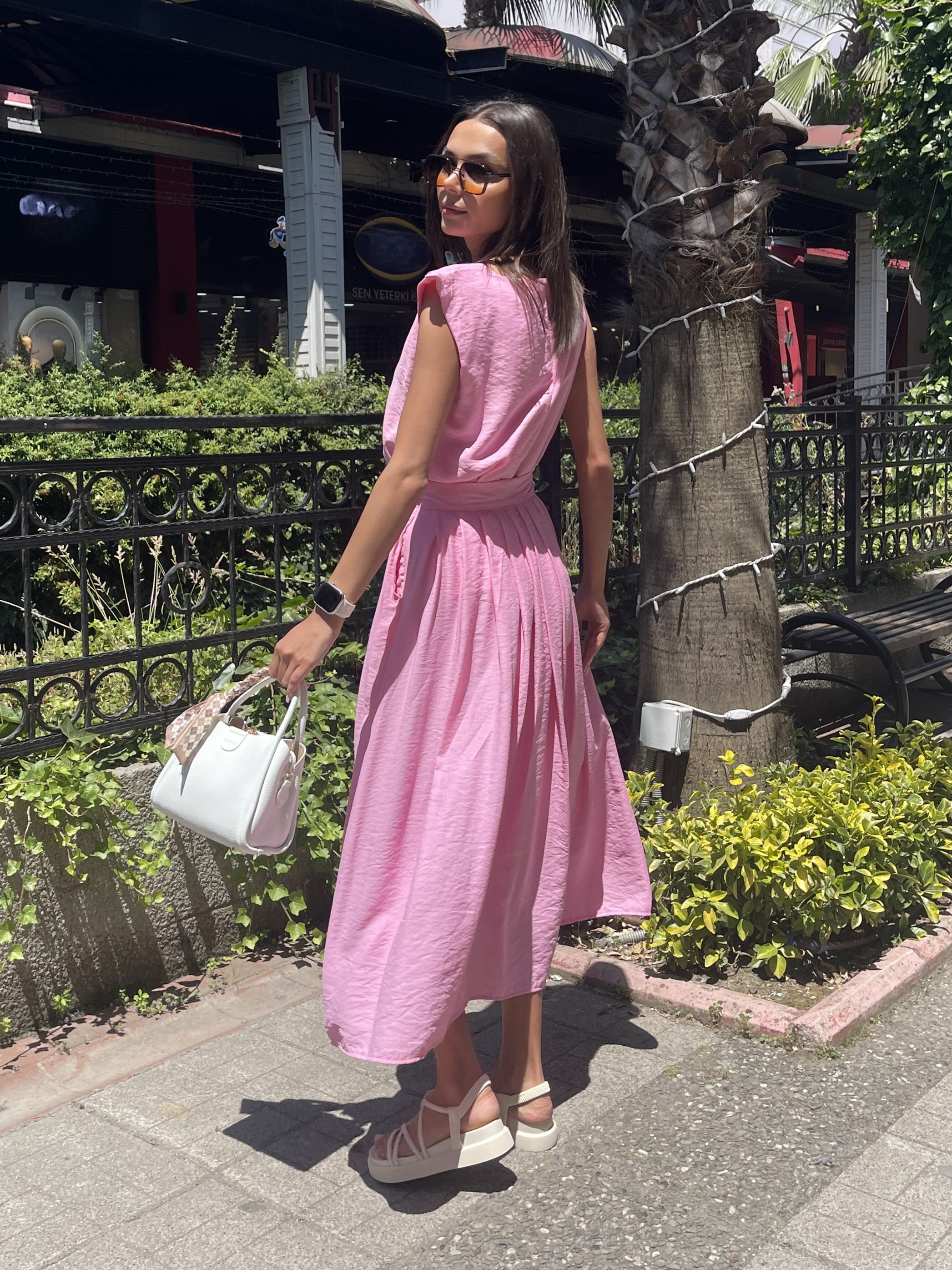 9730 PEMBE BLUZ-ETEK TAKIM