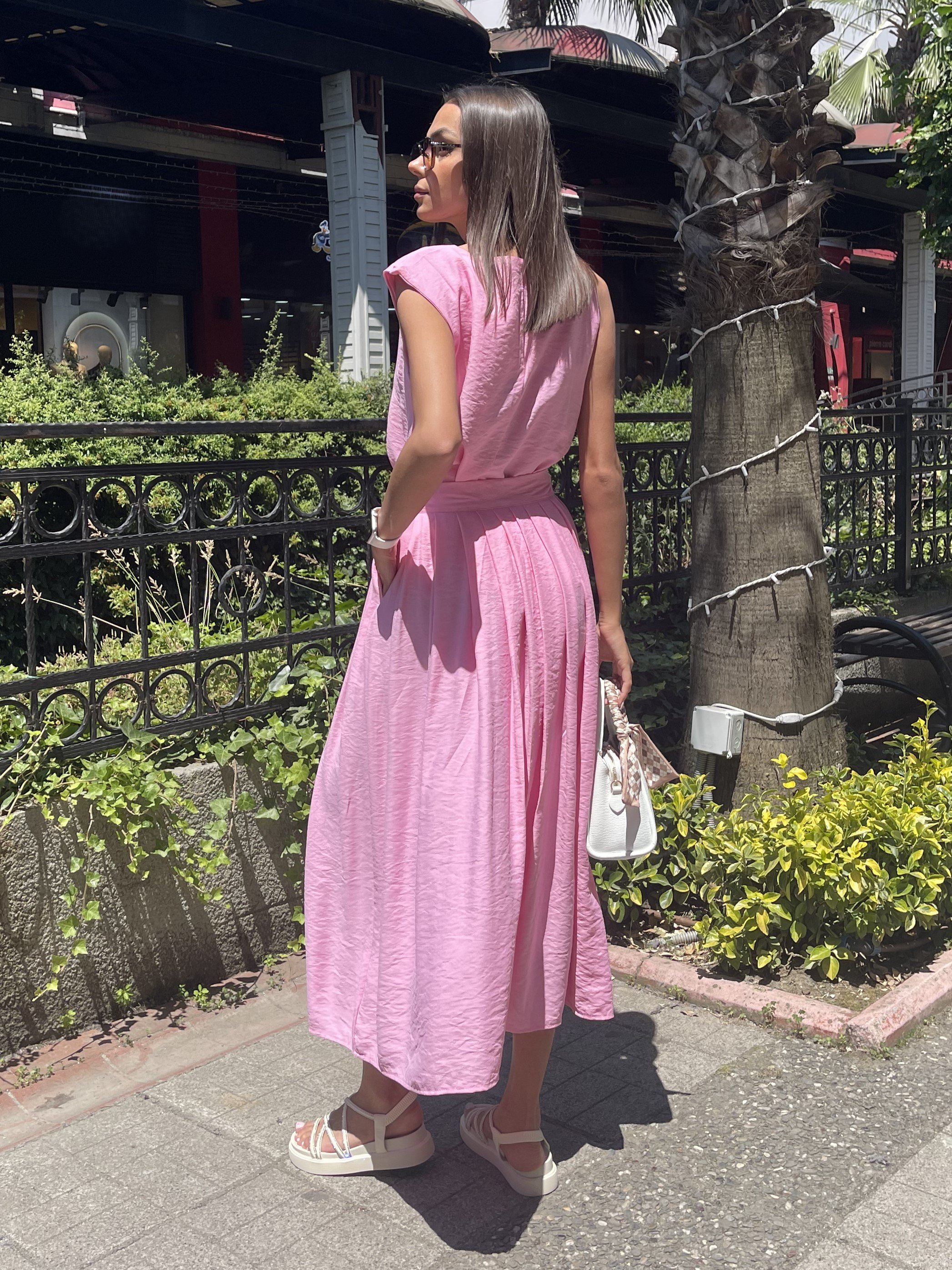 9730 PEMBE BLUZ-ETEK TAKIM