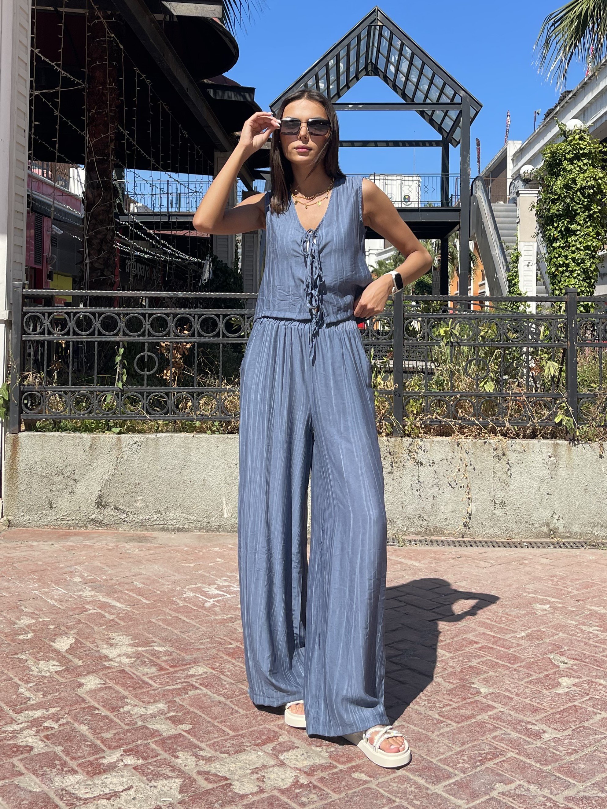8028 YELEK-PANTOLON TAKIM