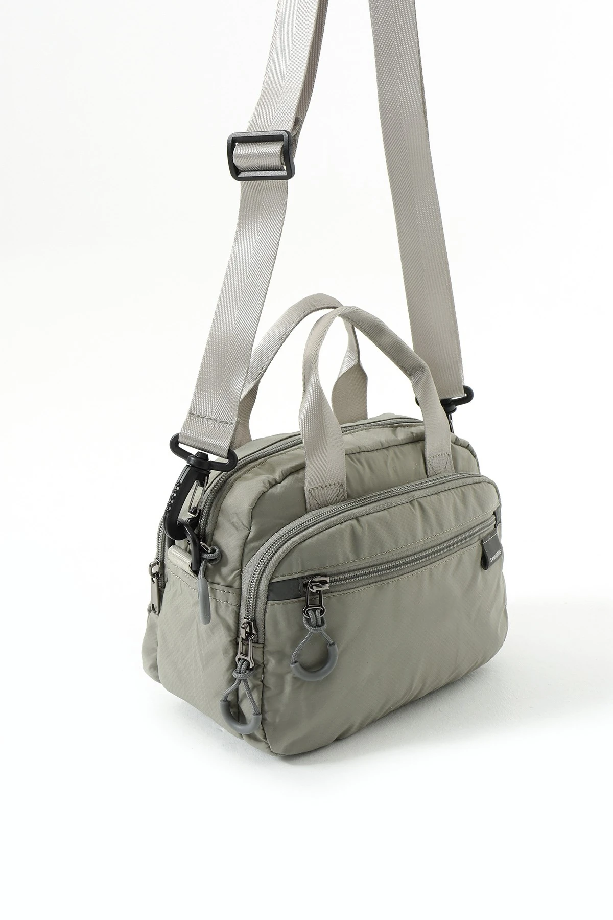 Suya Dayanıklı Ultra Hafif Paraşüt Kumaş 4 Gözlü Kadın El ve Omuz Çantası