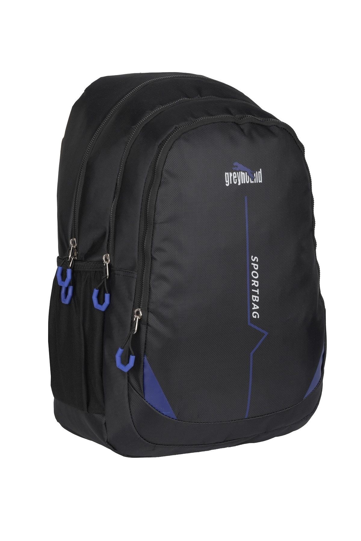 Greyhound 45 Cm Boya Sahip Büyük Boy 3 Bölmeli Sportbag Ekonomik Fiyatlı Okul Sırt Çantası - mavi