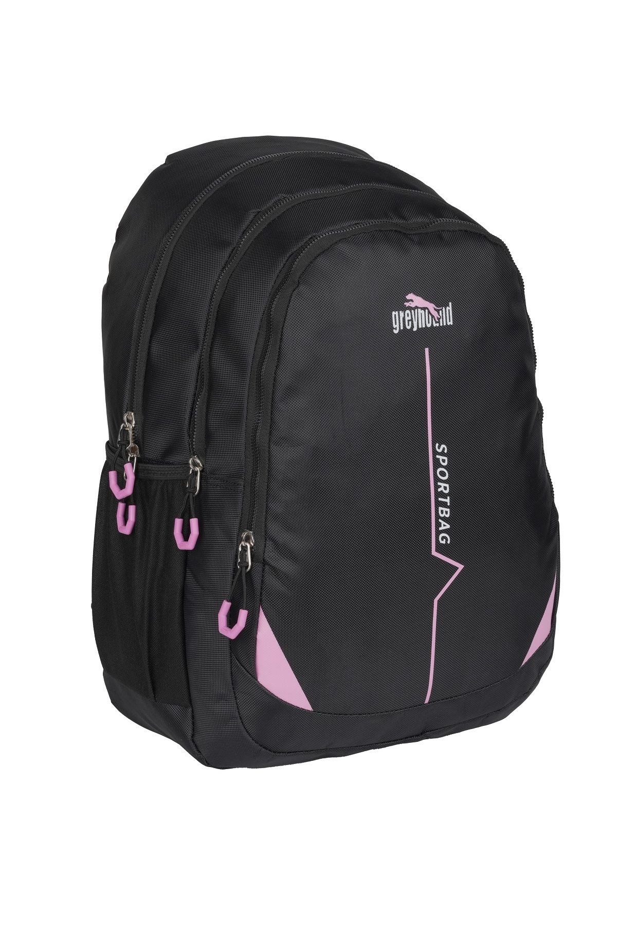 Greyhound 45 Cm Boya Sahip Büyük Boy 3 Bölmeli Sportbag Ekonomik Fiyatlı Okul Sırt Çantası - Lila