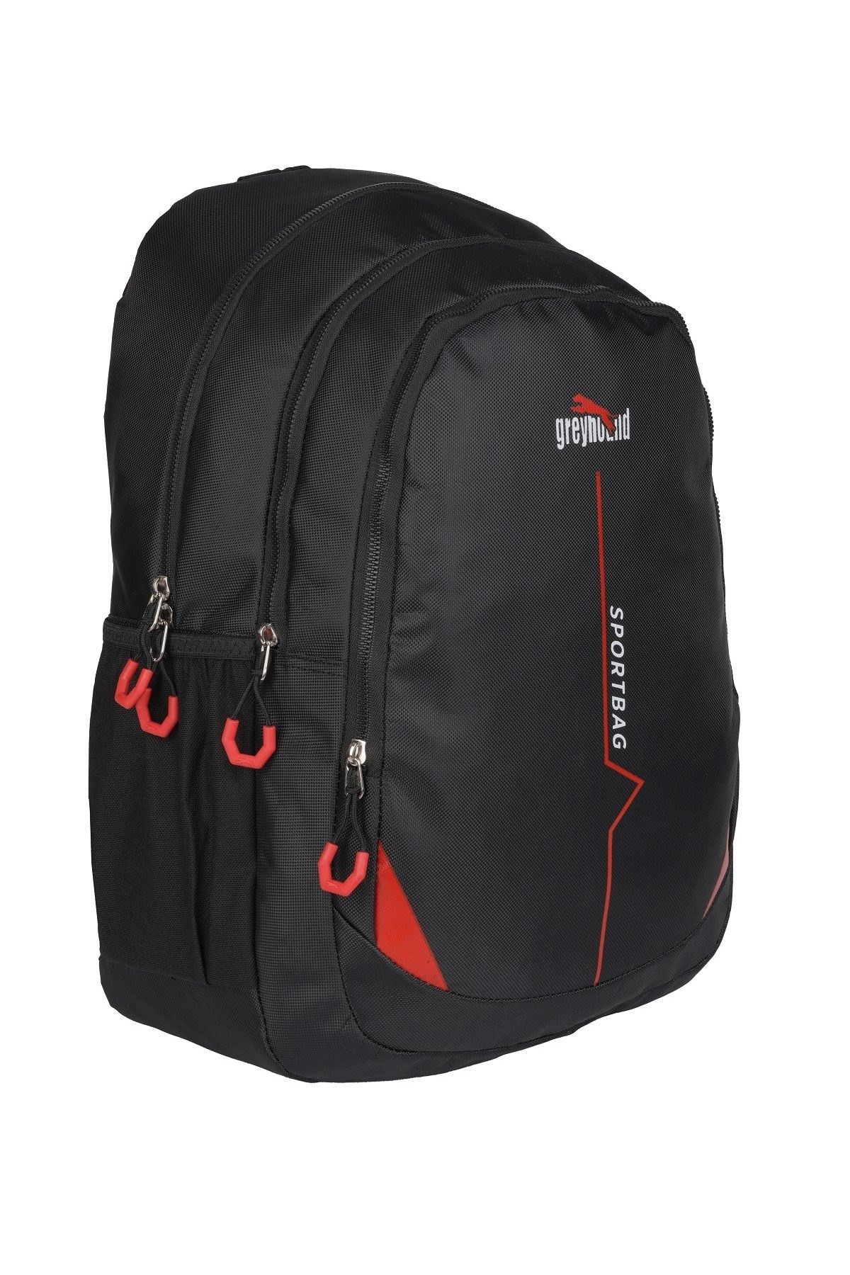 Greyhound 45 Cm Boya Sahip Büyük Boy 3 Bölmeli Sportbag Ekonomik Fiyatlı Okul Sırt Çantası - kırmızı