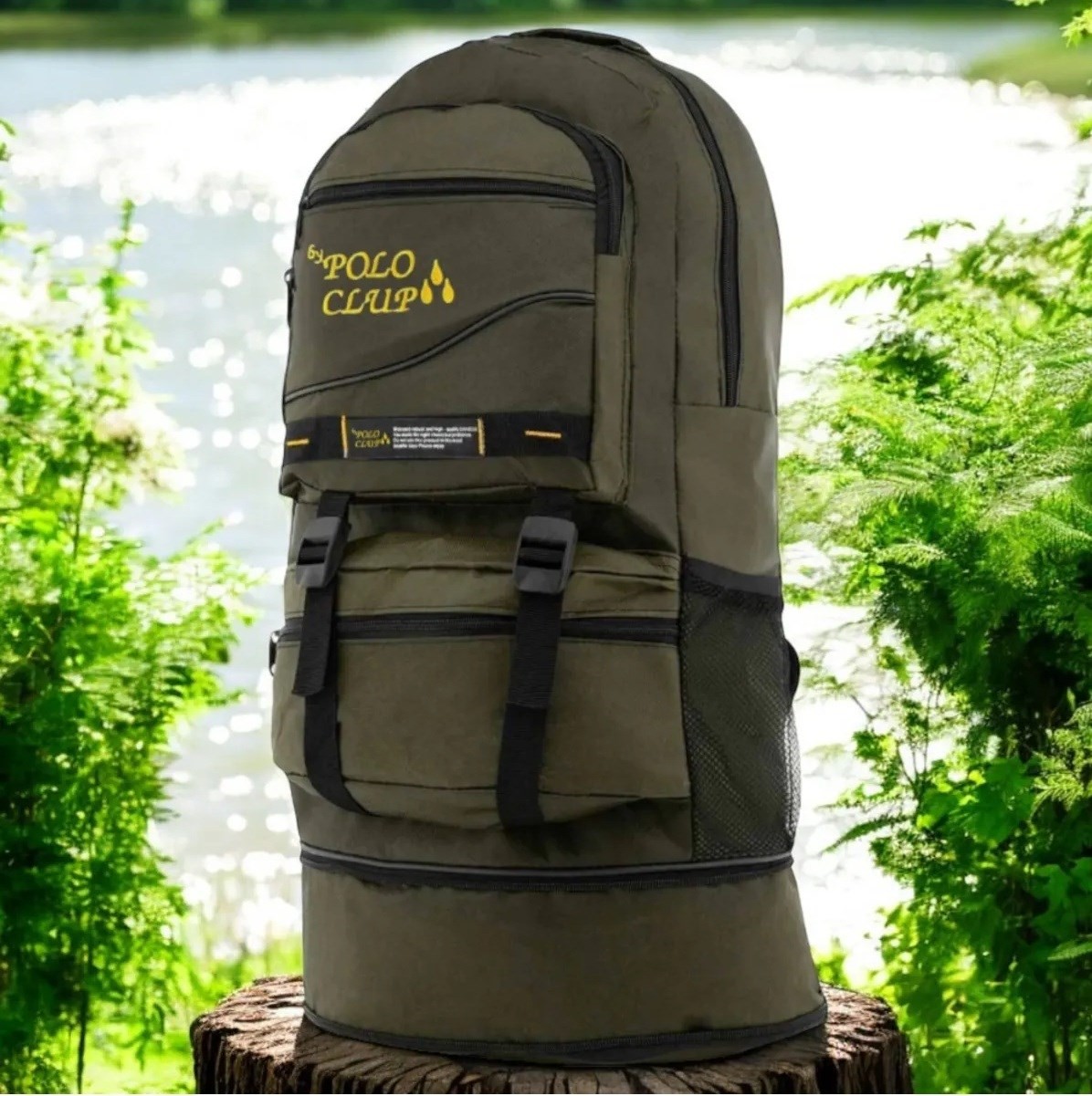By Polo Clup 65 litre Hacimli Körüklü Dağcı Kamp Seyahat Sırt Çantası